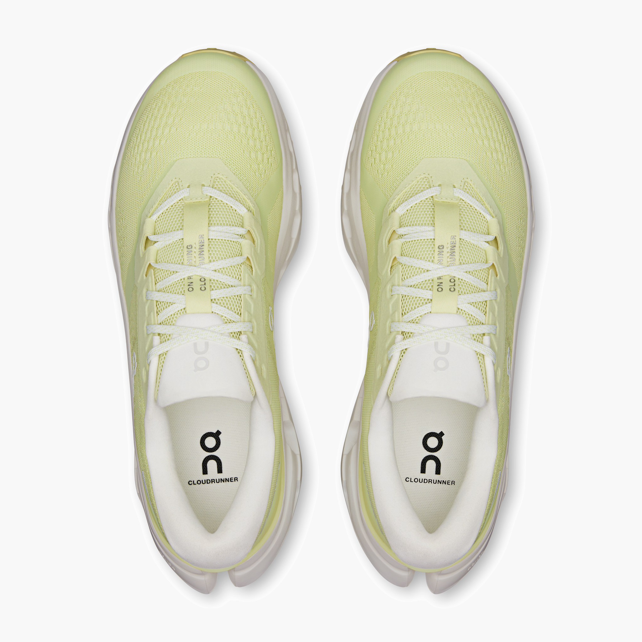 Overhead angle shot of Men's Cloudrunner 3 in Linen | Ivory