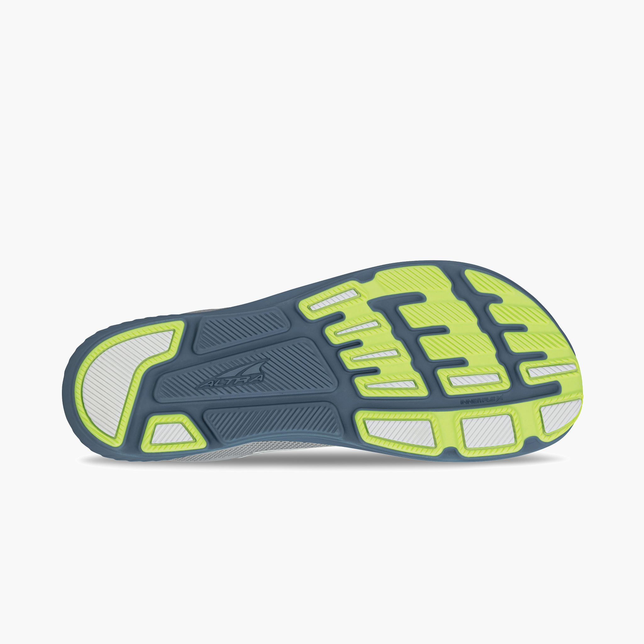Overhead angle shot of Men's Escalante 4 in Gray / Lime