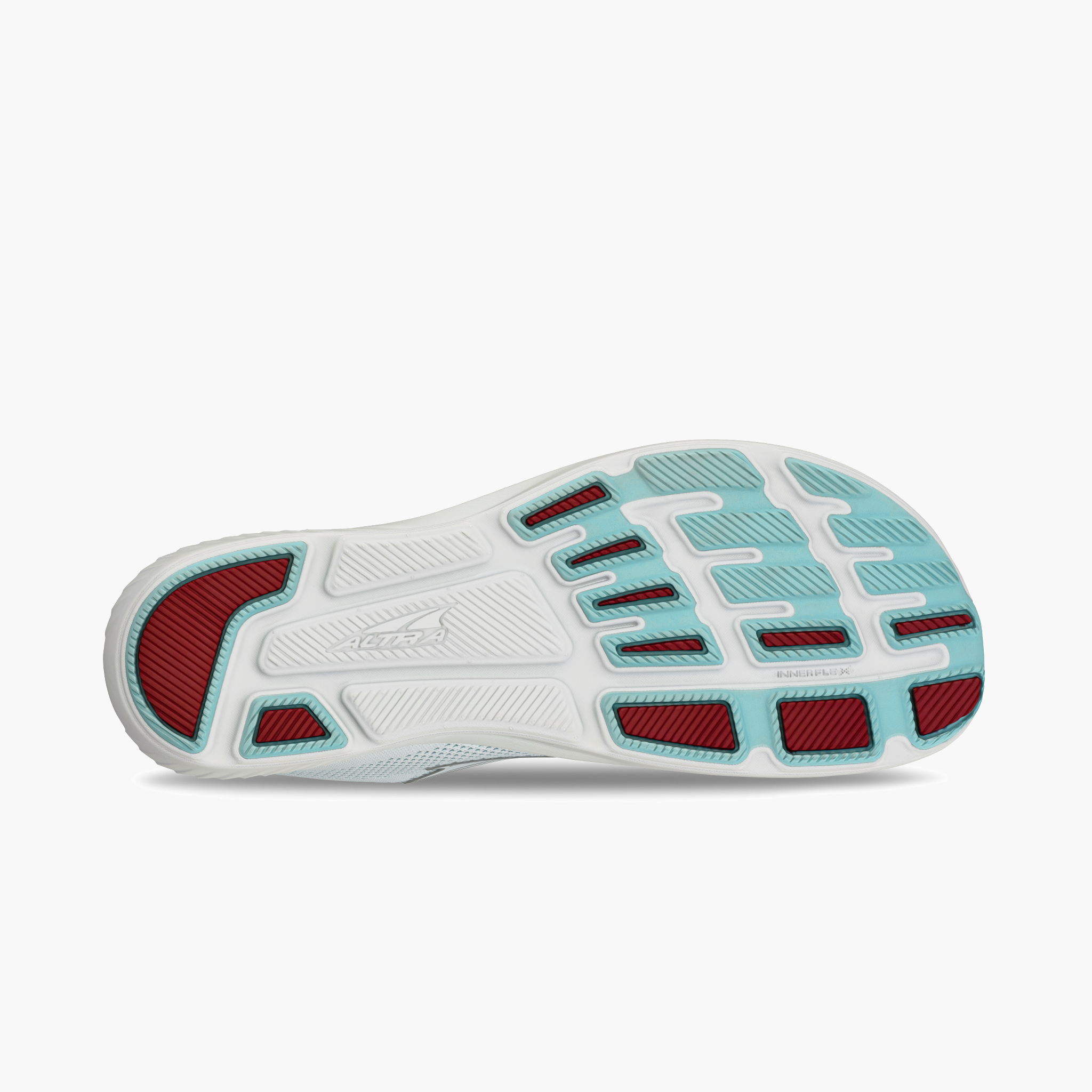 Overhead angle shot of Women's Escalante 4 in Gray / Teal