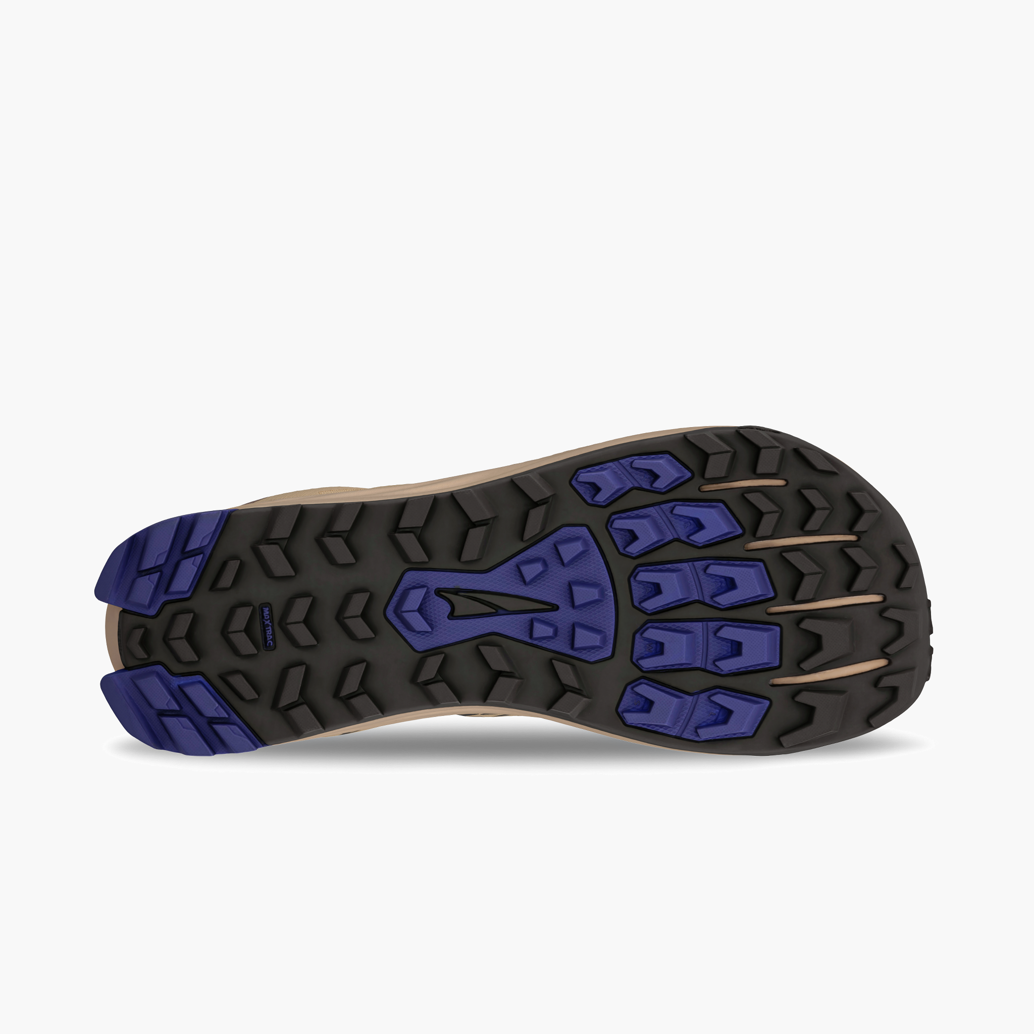 Overhead angle shot of Women's Lone Peak 9 in Tan