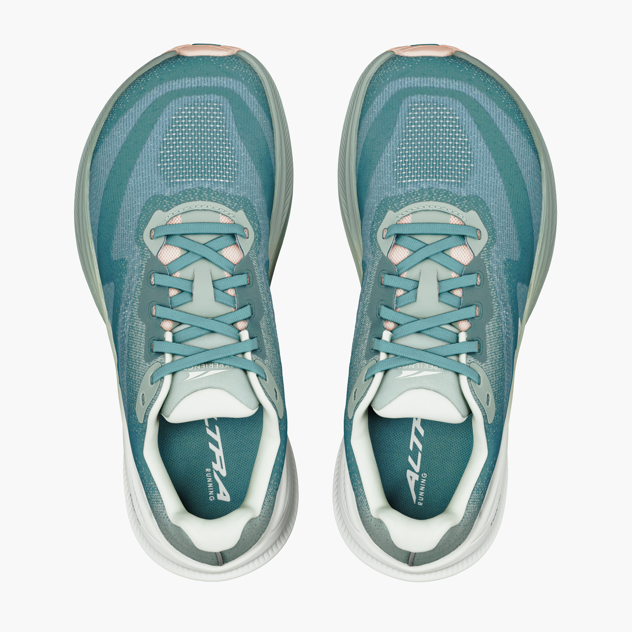 Overhead angle shot of Women's Experience Flow 3 in Sea Pine / Ice / Grn Milieu