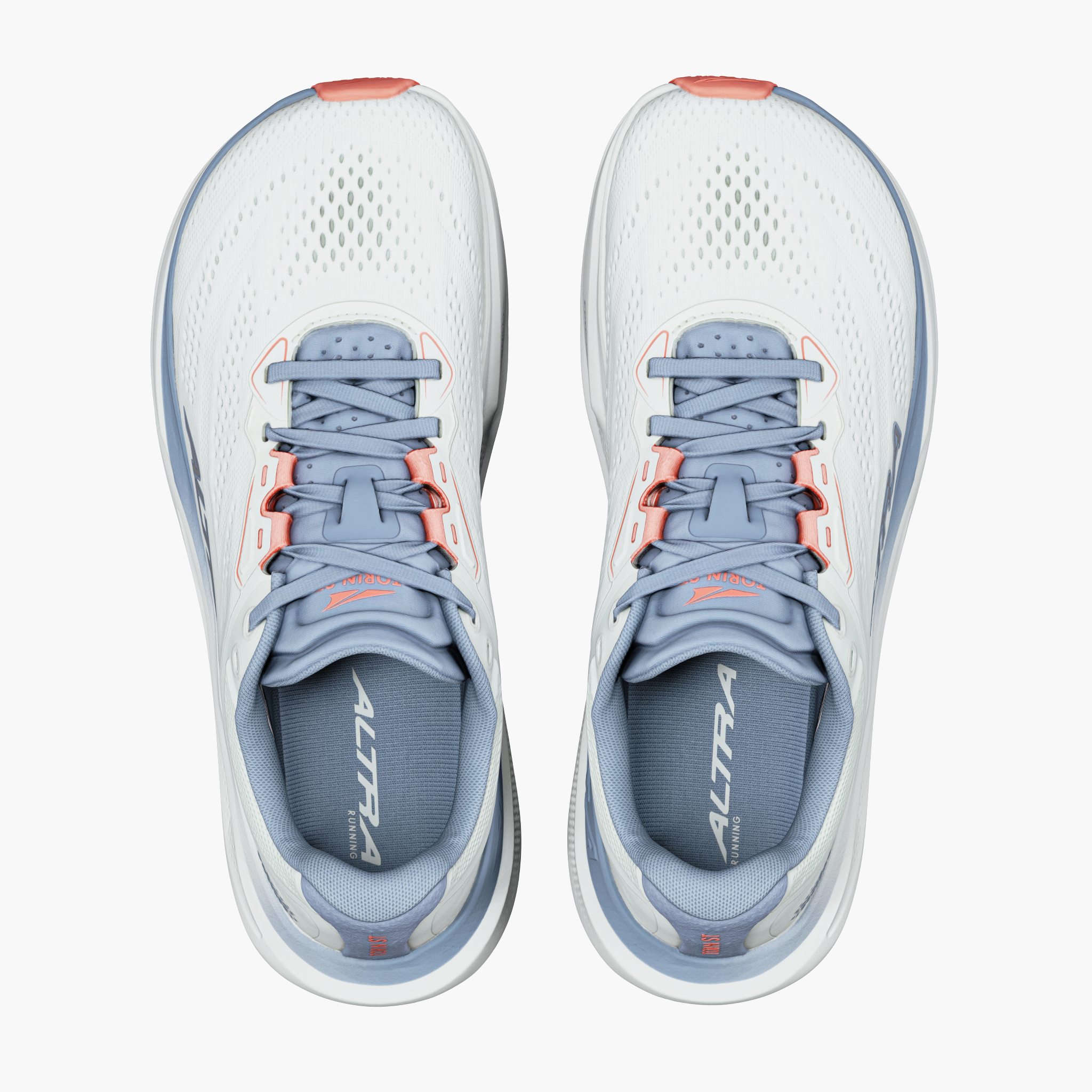 Overhead angle shot of Women's Torin ST in Ice / Silver / Dsrt Flwr