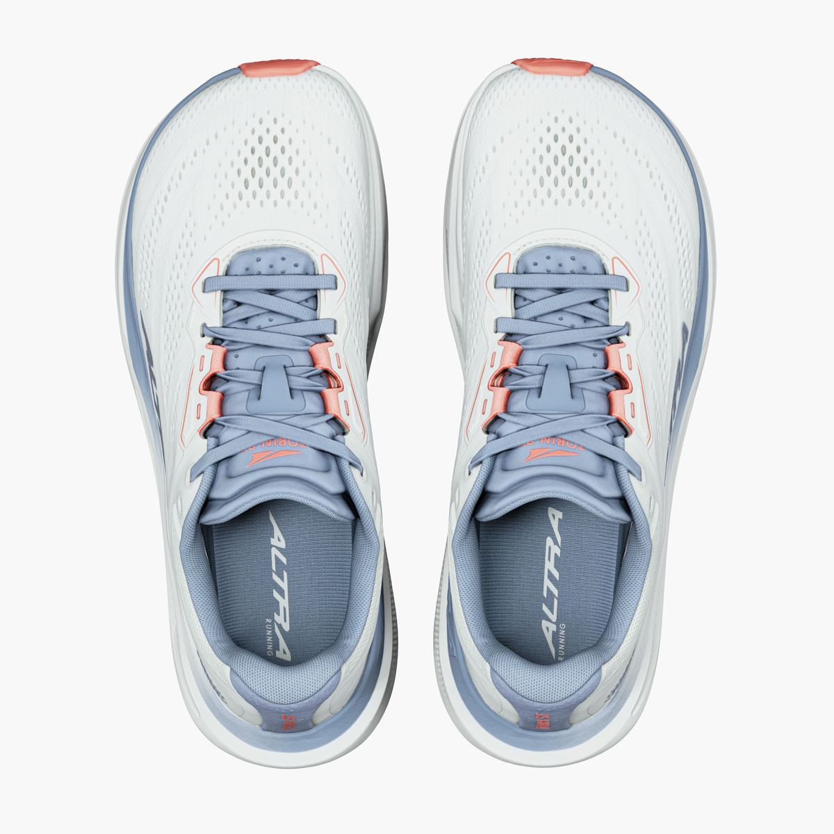 Overhead angle shot of Women's Torin ST in Ice / Silver / Dsrt Flwr