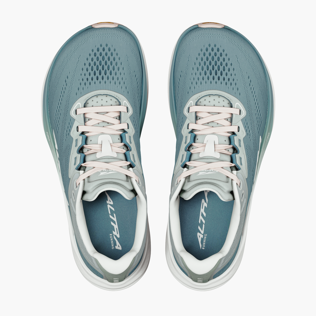 Overhead angle shot of Women's Torin 9 in Sea Pine / Ice / Greenmileu