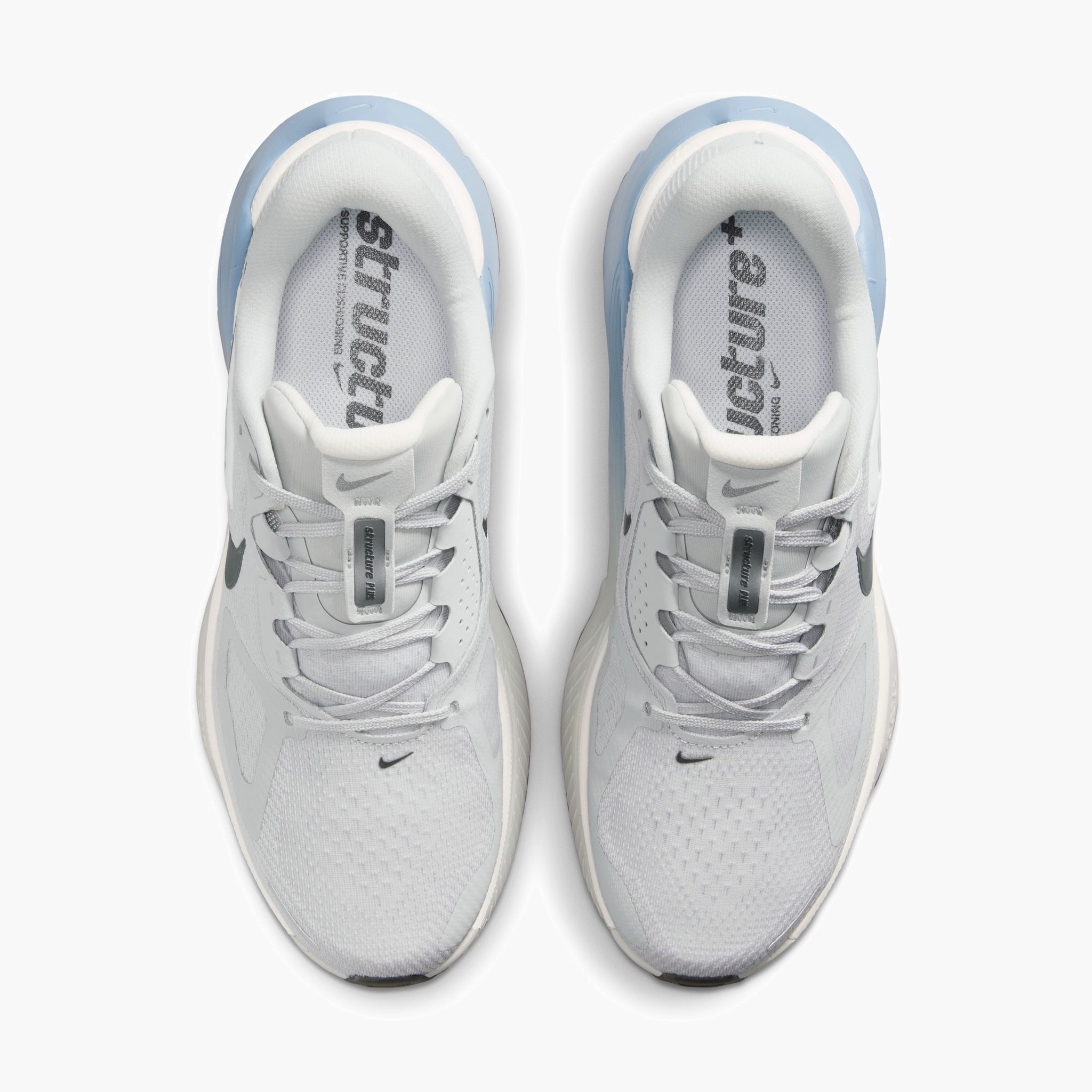 Overhead angle shot of Men's Structure Plus in Grey Fog / Medium Ash-Summit White