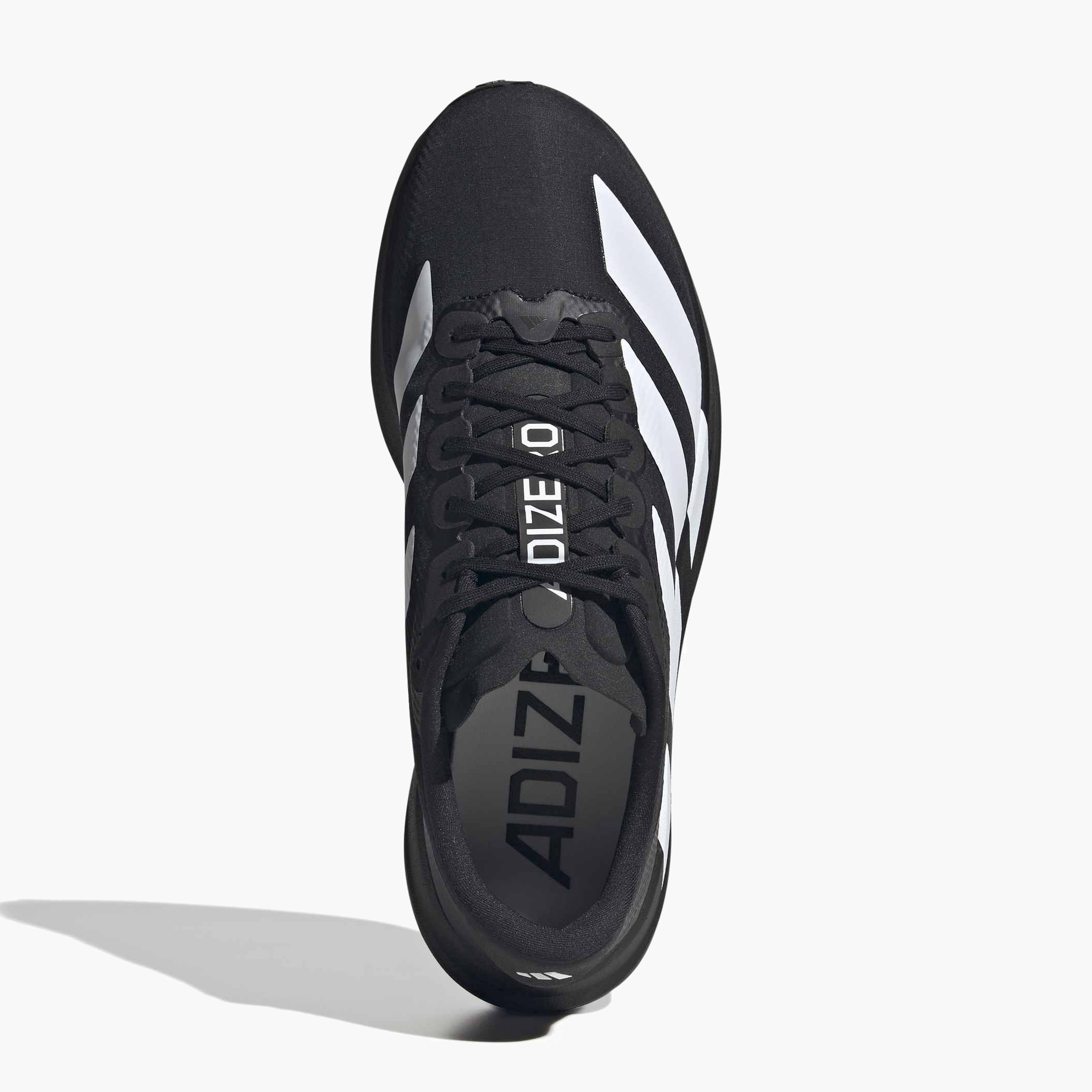 Overhead angle shot of Men's Evo SL Woven in Cblack / Ftwwht / Carbon