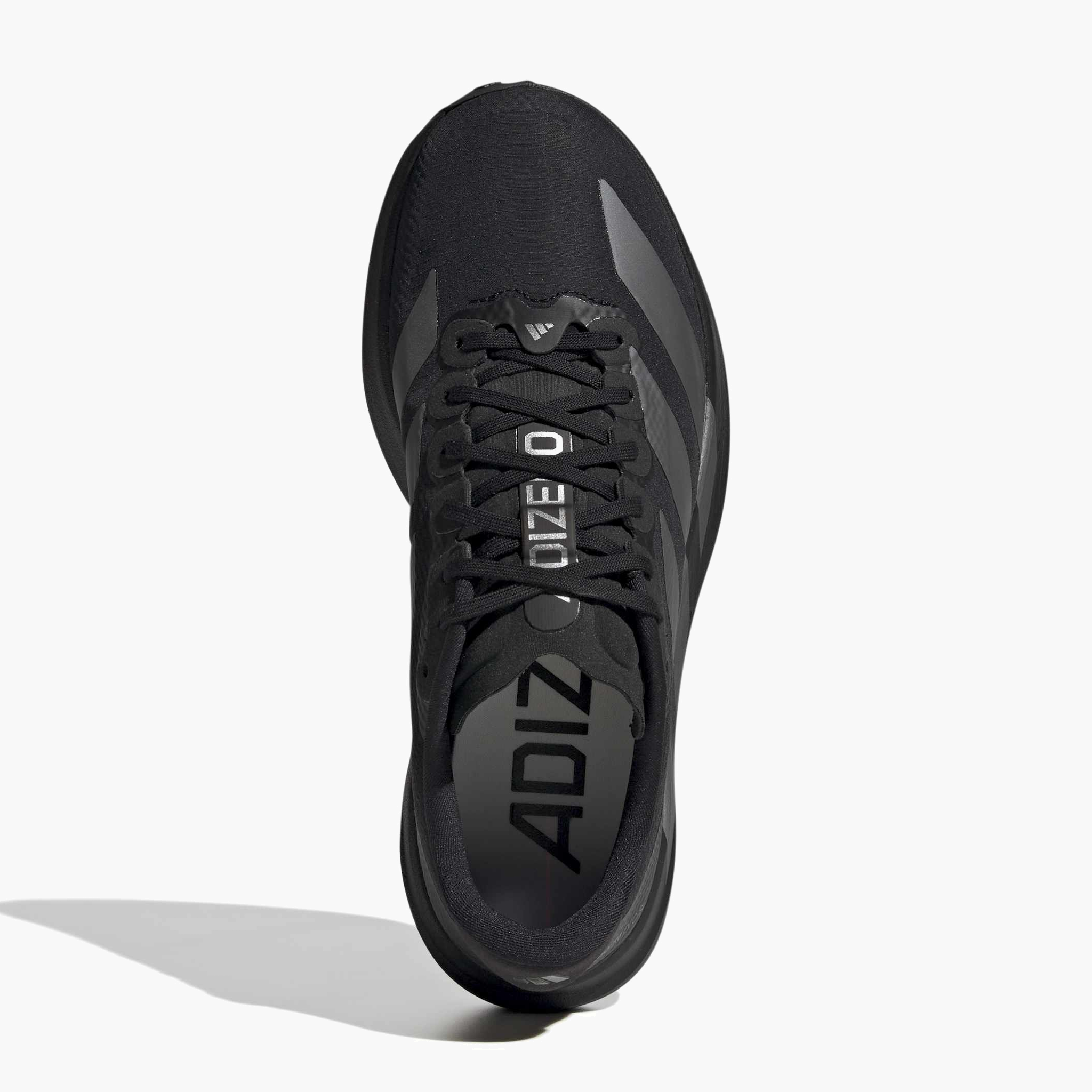 Overhead angle shot of Women's Evo SL Woven in Cblack / Ironmt / Cblack