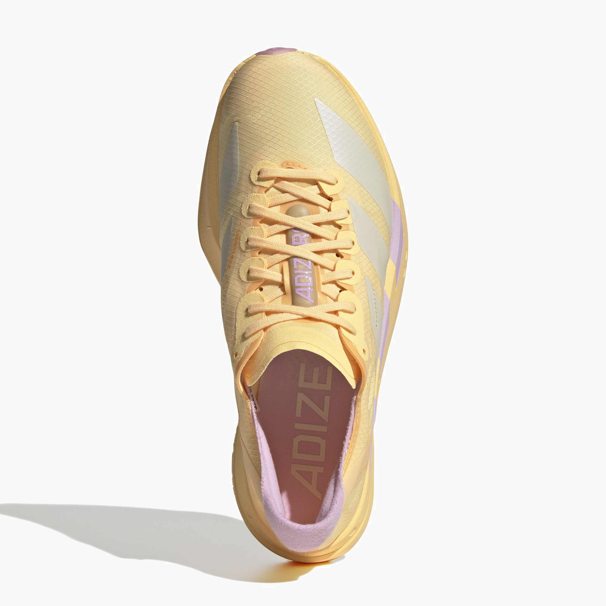 Overhead angle shot of Women's Adios Pro 4 in Icta / Icgome / Blilil
