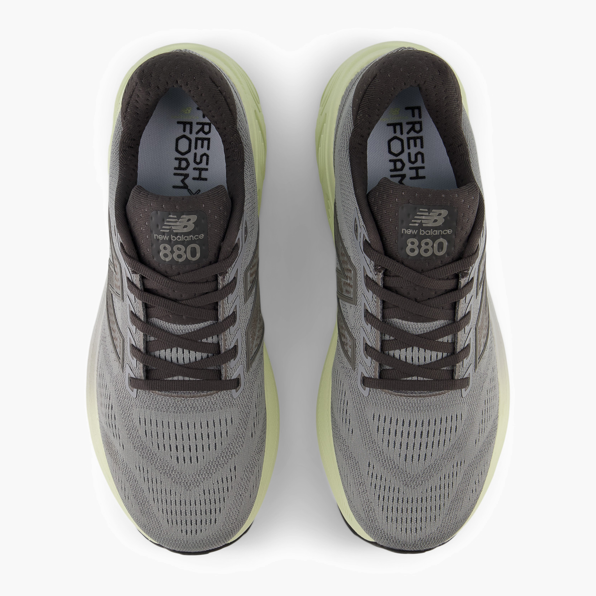 Overhead angle shot of Men's 880 v15 in Slate Grey