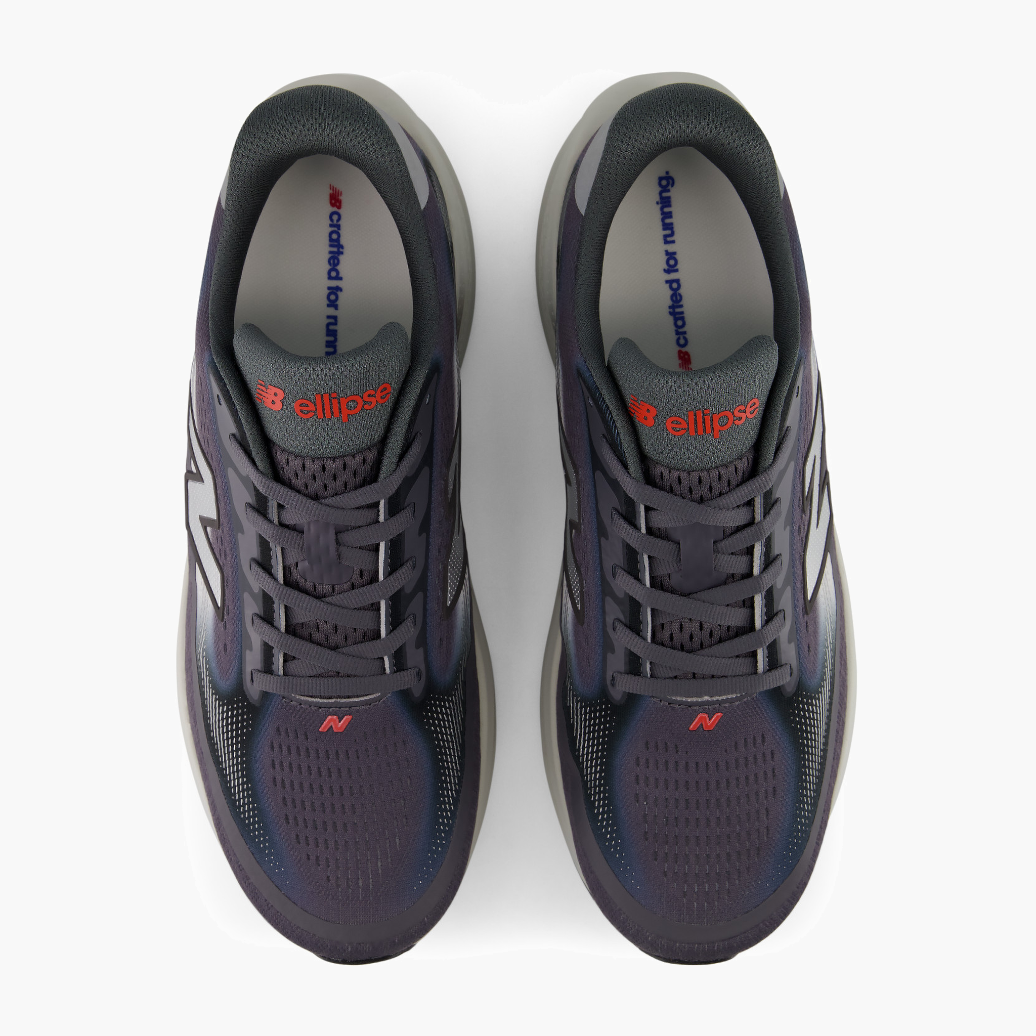 Overhead angle shot of Men's Ellipse v1 in Magnet / Black
