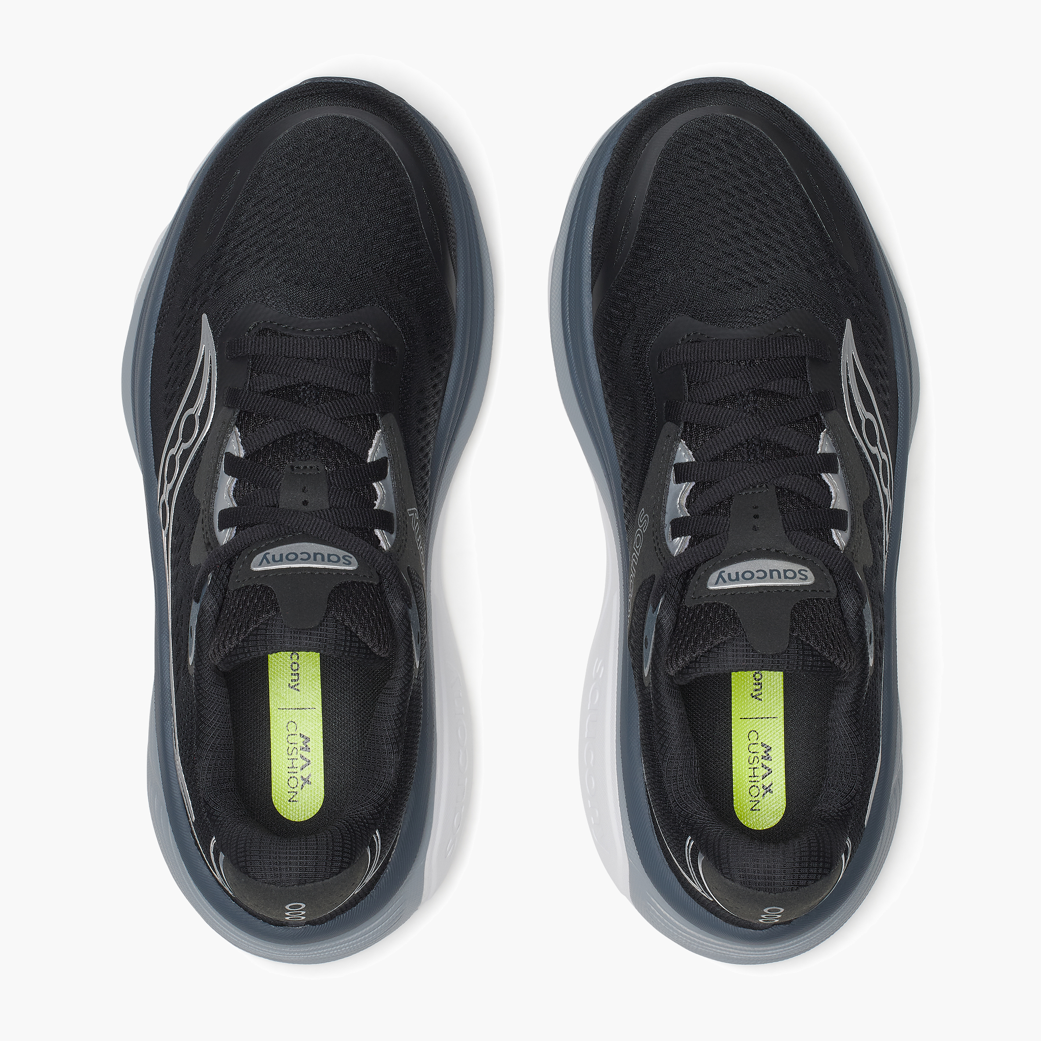 Overhead angle shot of Women's Hurricane 26 in Black / Silver