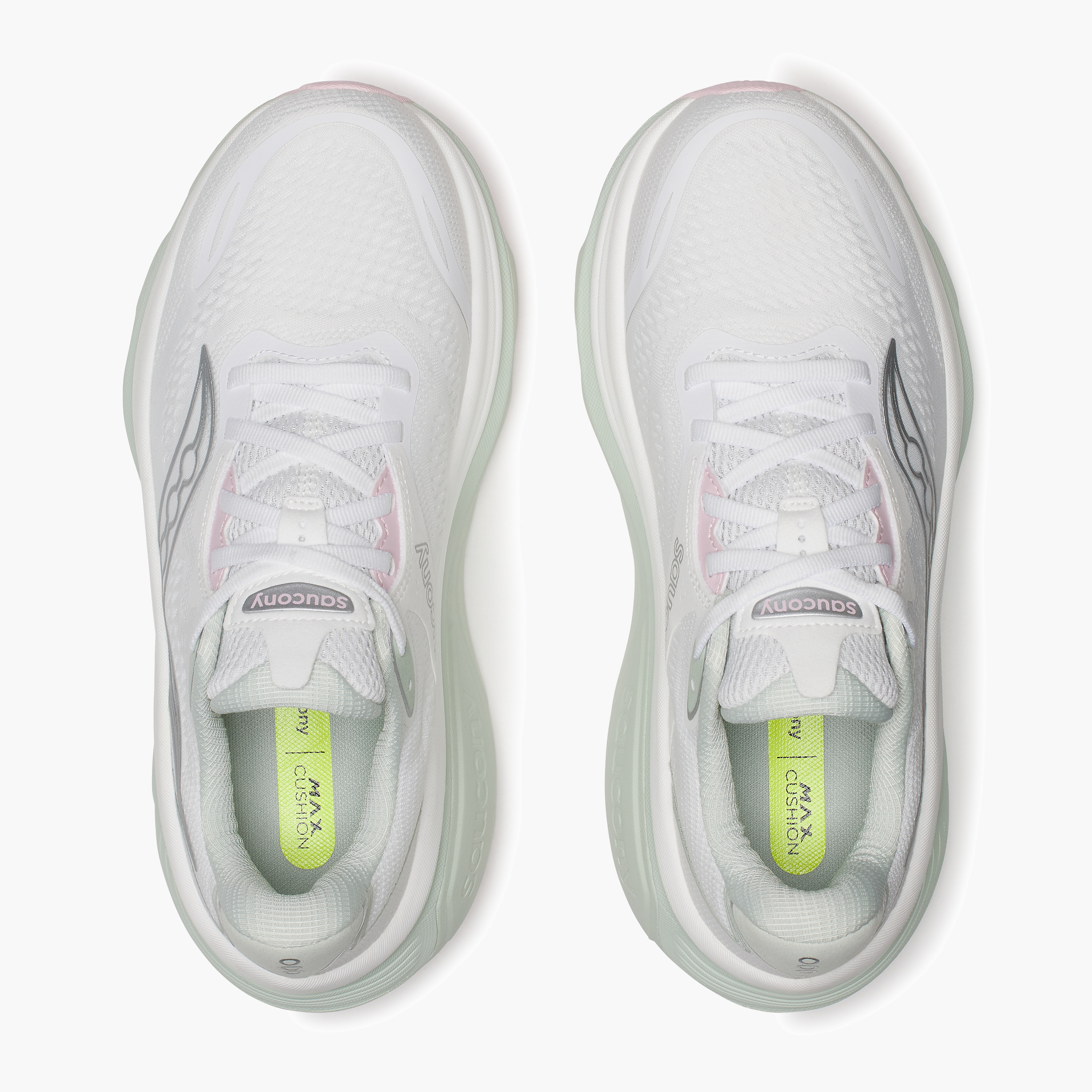 Overhead angle shot of Women's Hurricane 26 in White / Cast