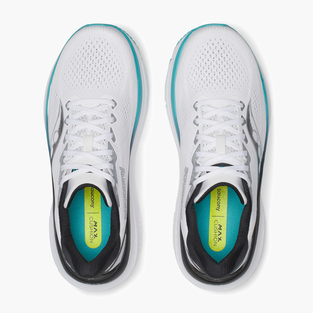 Overhead angle shot of Men's Guide 19 in White / Tranqu