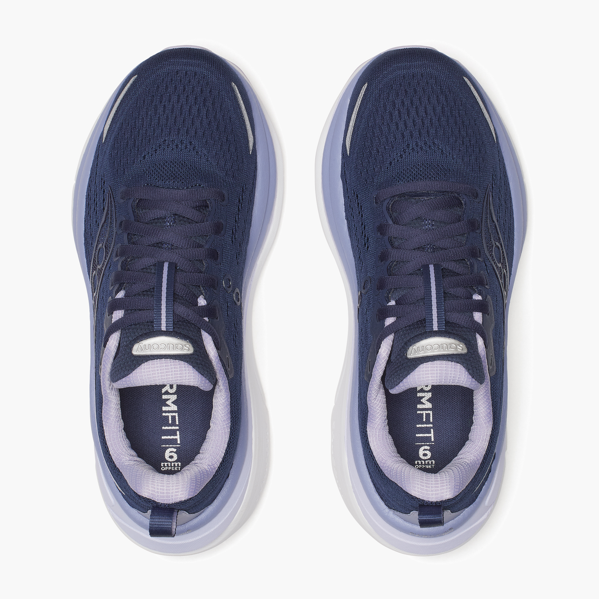 Overhead angle shot of Women's Hurricane 25 in Navy / Aster