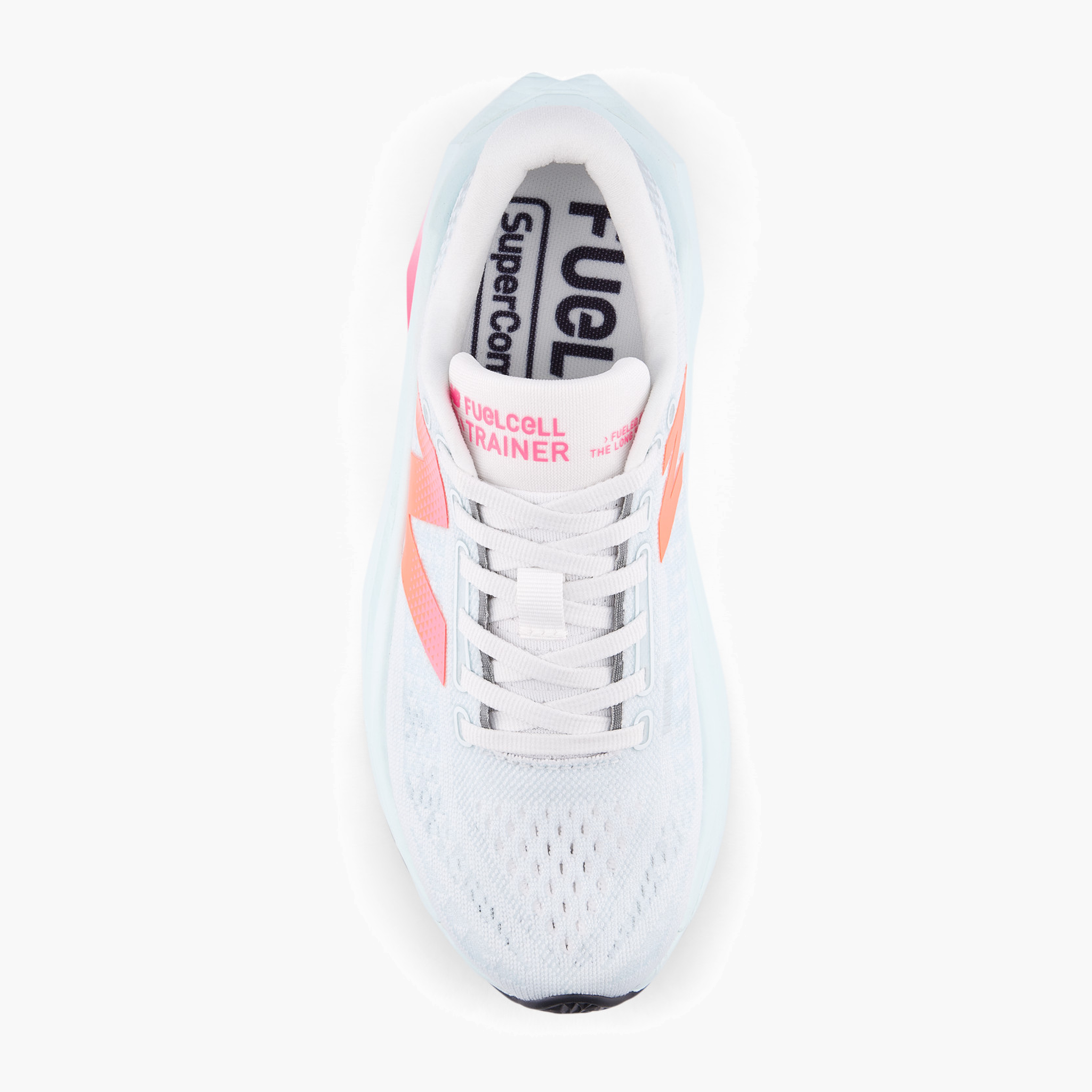 Overhead angle shot of Women's Supercomp Trainer v3 in Glint Blue