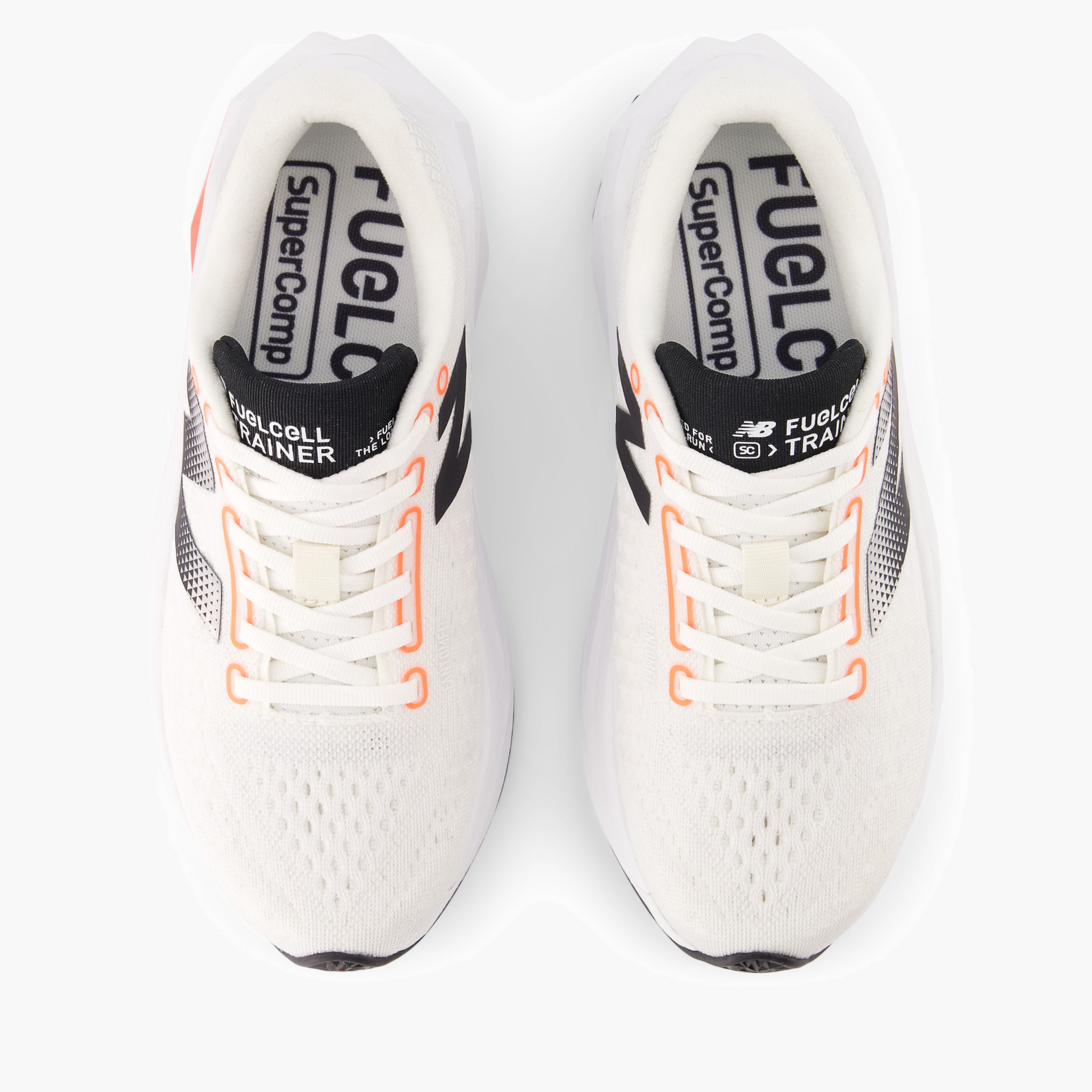 Overhead angle shot of Women's Supercomp Trainer v3 in Sea Salt