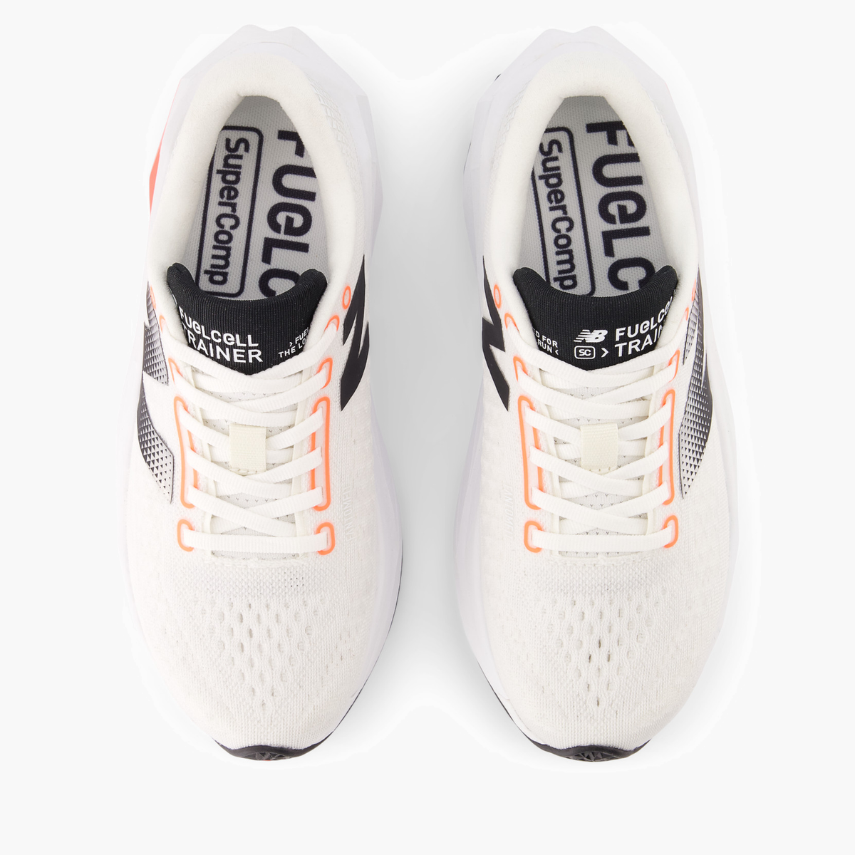 Overhead angle shot of Women's Supercomp Trainer v3 in Sea Salt