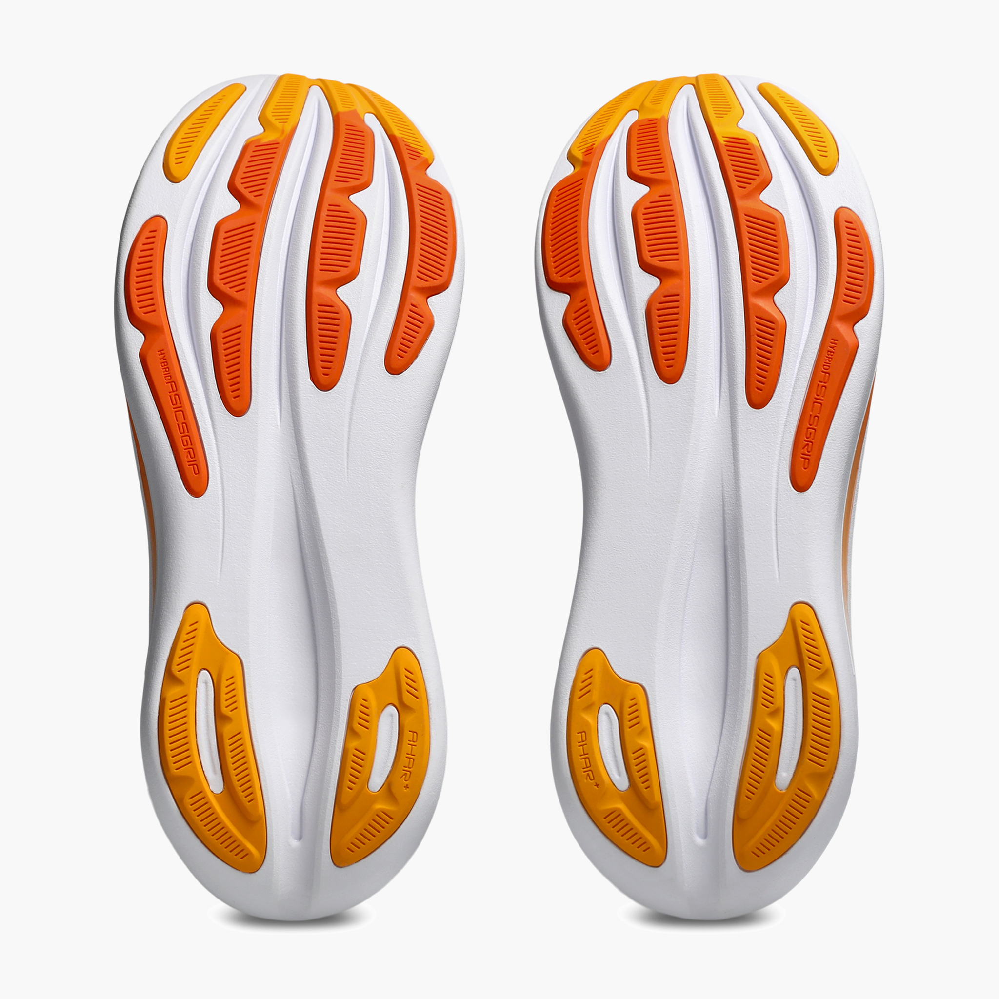 Sole angle shot of Men's Gel-Nimbus 28 in Twilight Blue / Anzu