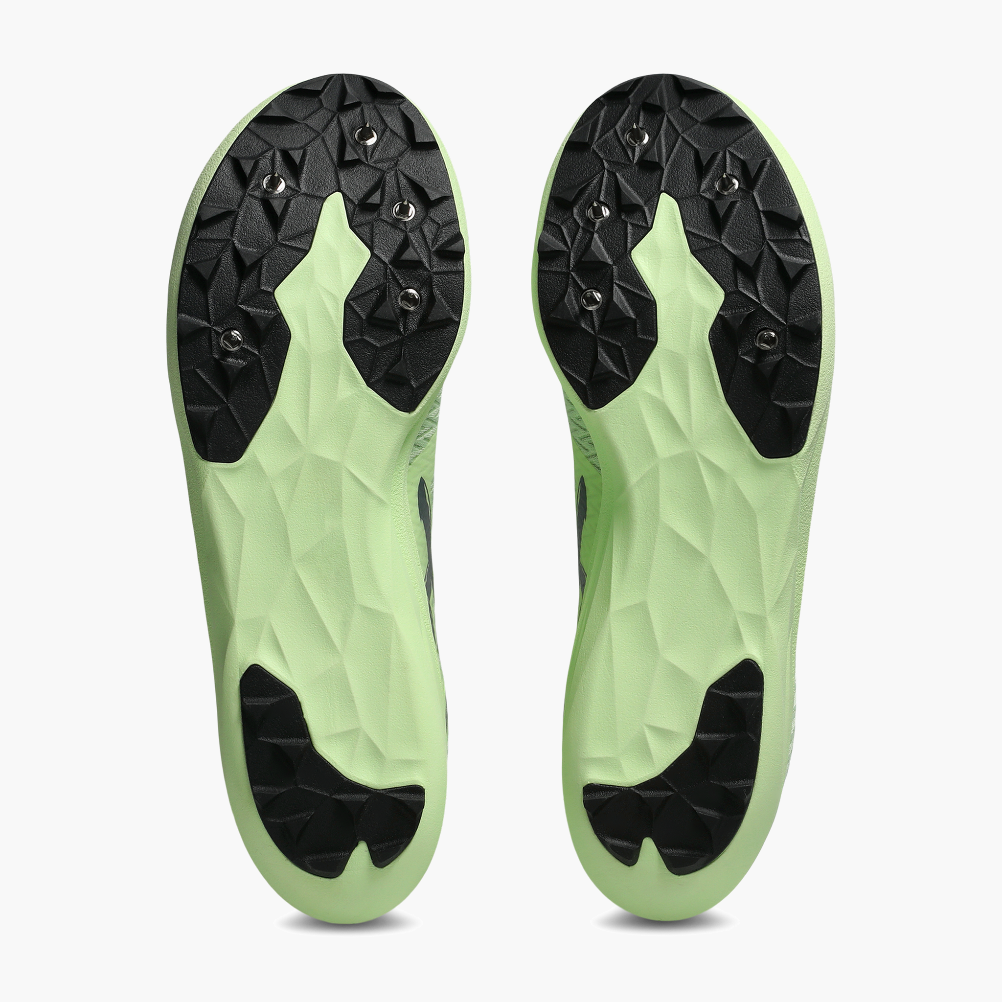 Sole angle shot of All Gender Sonicracer XC in Illuminate Yellow / Black