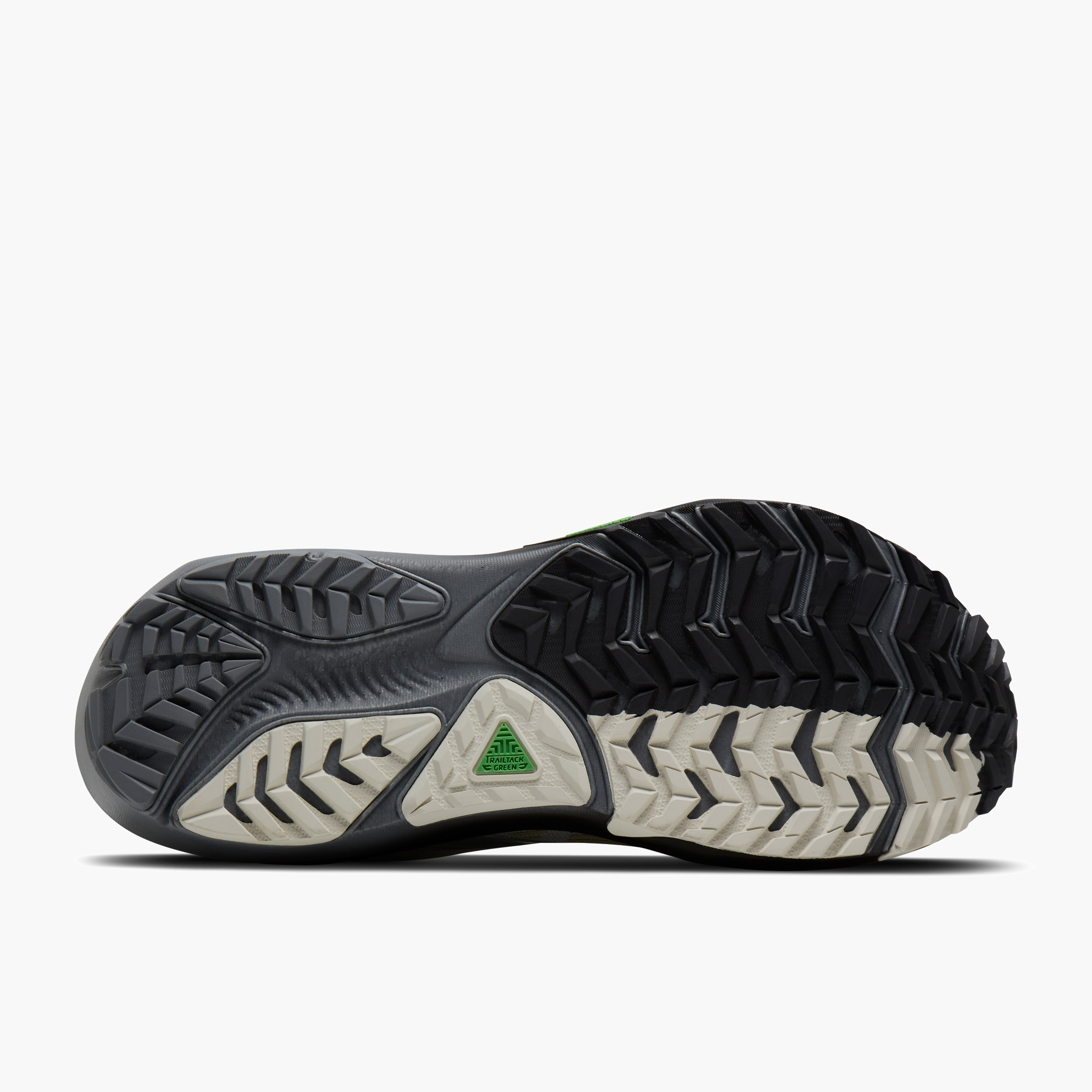 Sole angle shot of Men's Ghost Trail in Gray / Gray / Bleached Sand