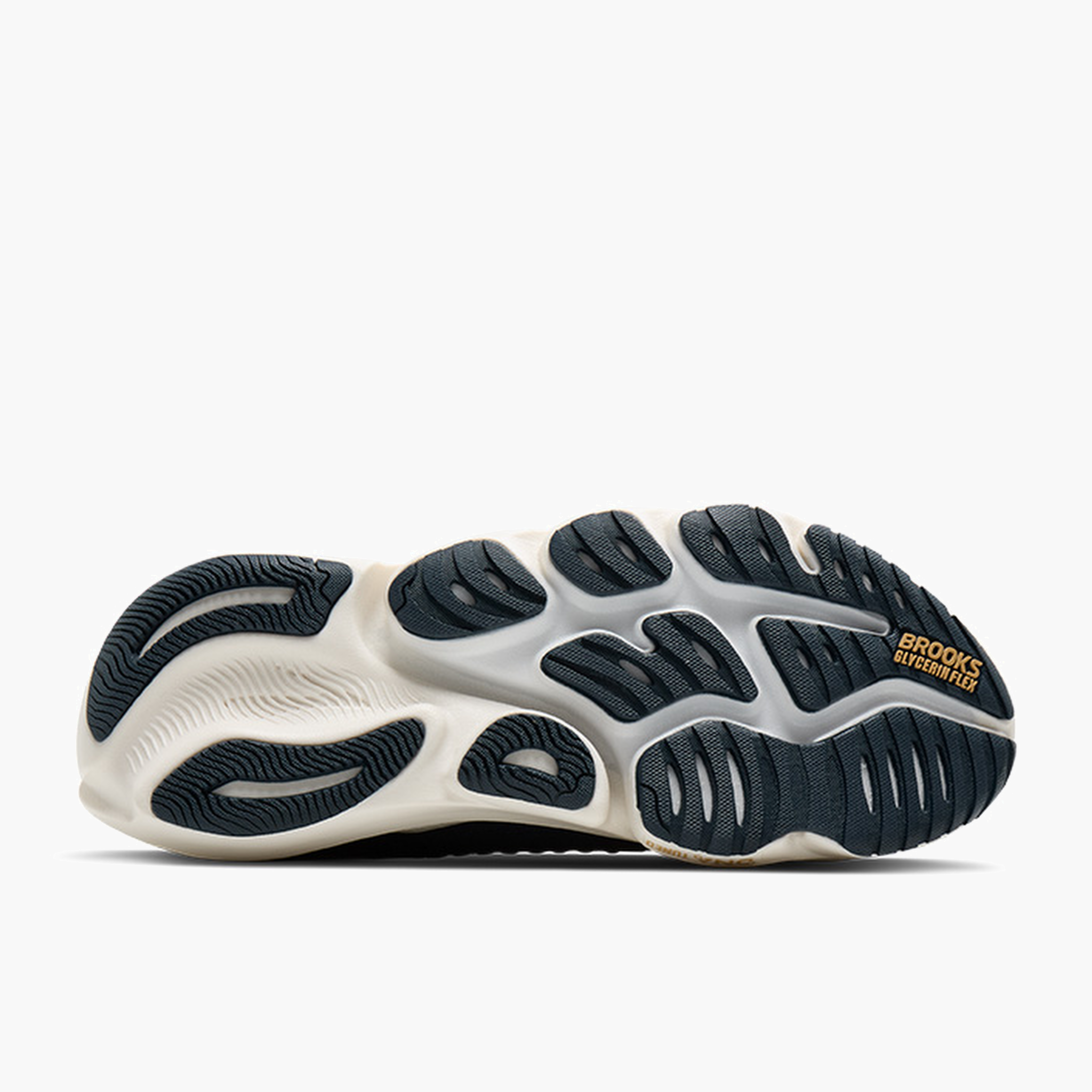 Sole angle shot of Men's Glycerin Flex in Spellbound / Starfish / Coconut