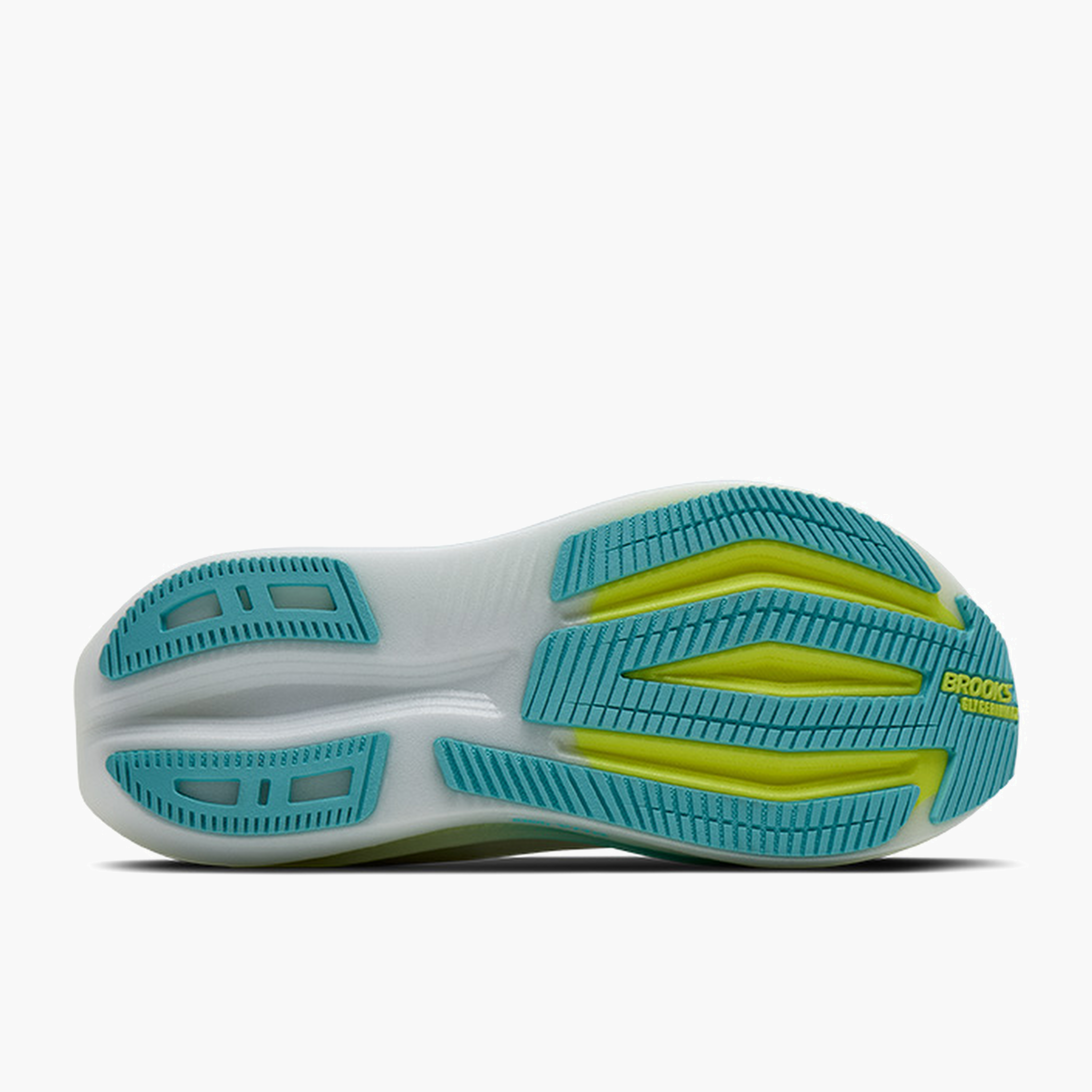 Sole angle shot of Men's Glycerin Max 2 in White / Ipanema / Nightlife