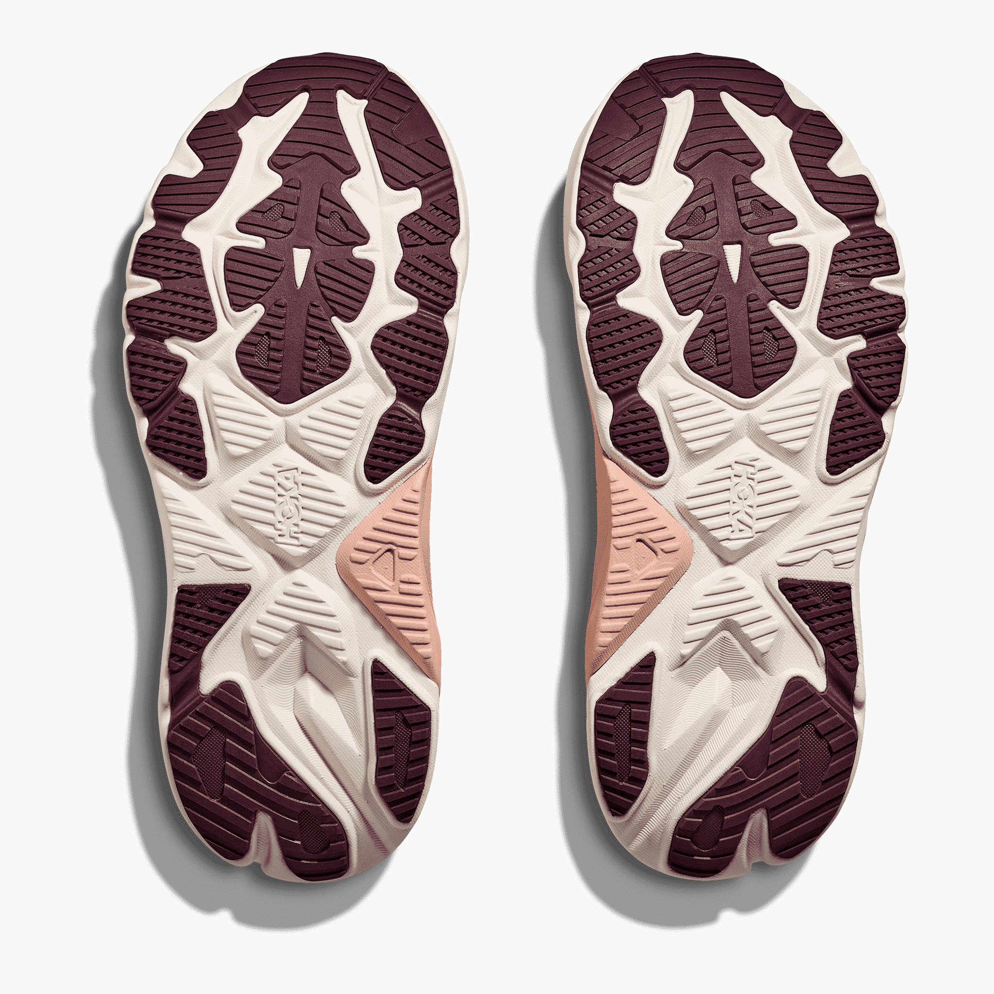Sole angle shot of Women's Arahi 8 in Blush / Rose Latte