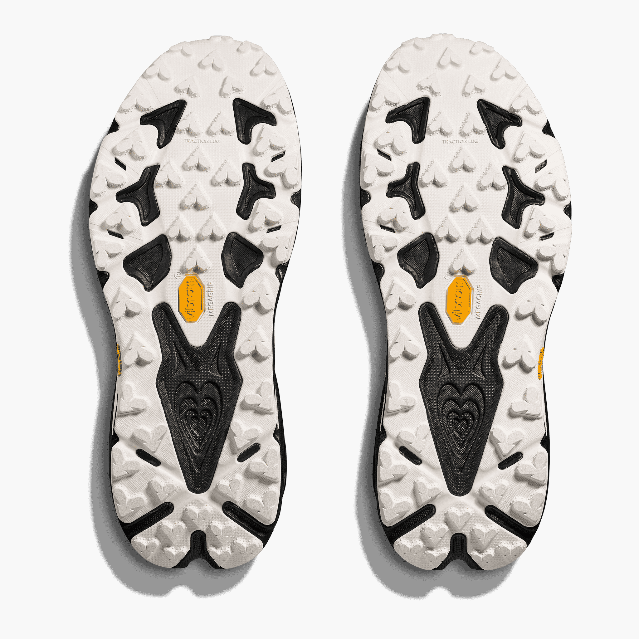 Sole angle shot of Men's Speedgoat 7 in Black / White