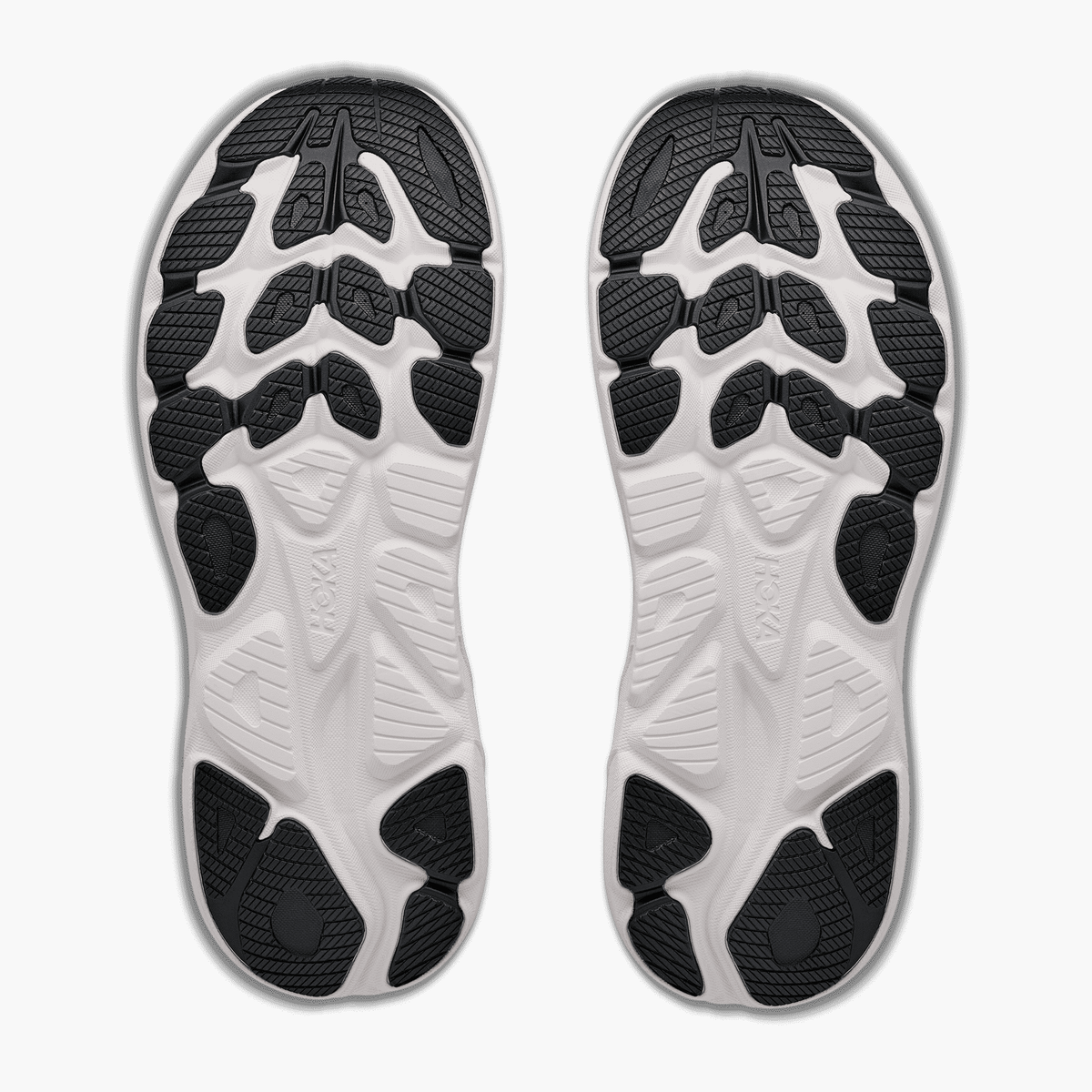 Sole angle shot of Men's Clifton 11 in Frost / Black
