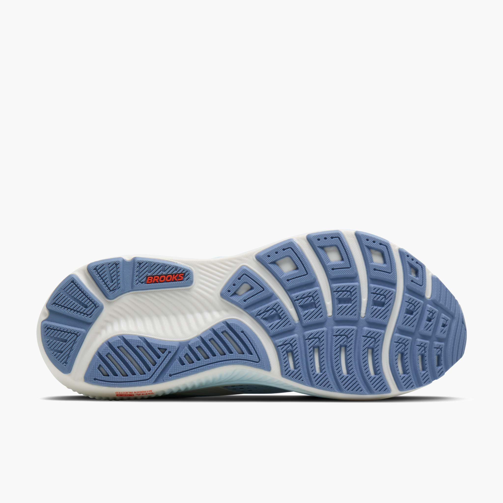 Sole angle shot of Women's Ghost 18 in Nantucket / Tigerlily / Coconut