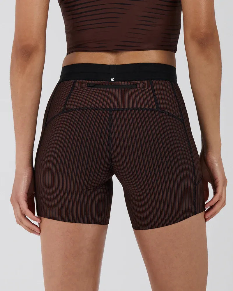 Women's Striped Cadence 5" Compression Shorts