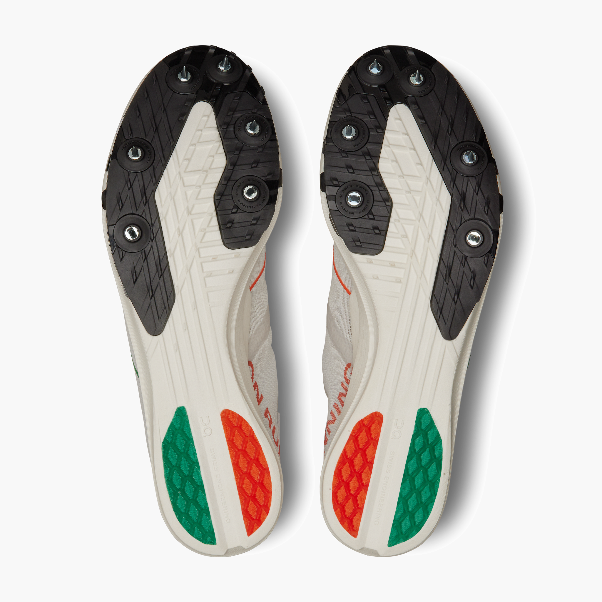 Sole angle shot of Mens Cloudspike XC in White