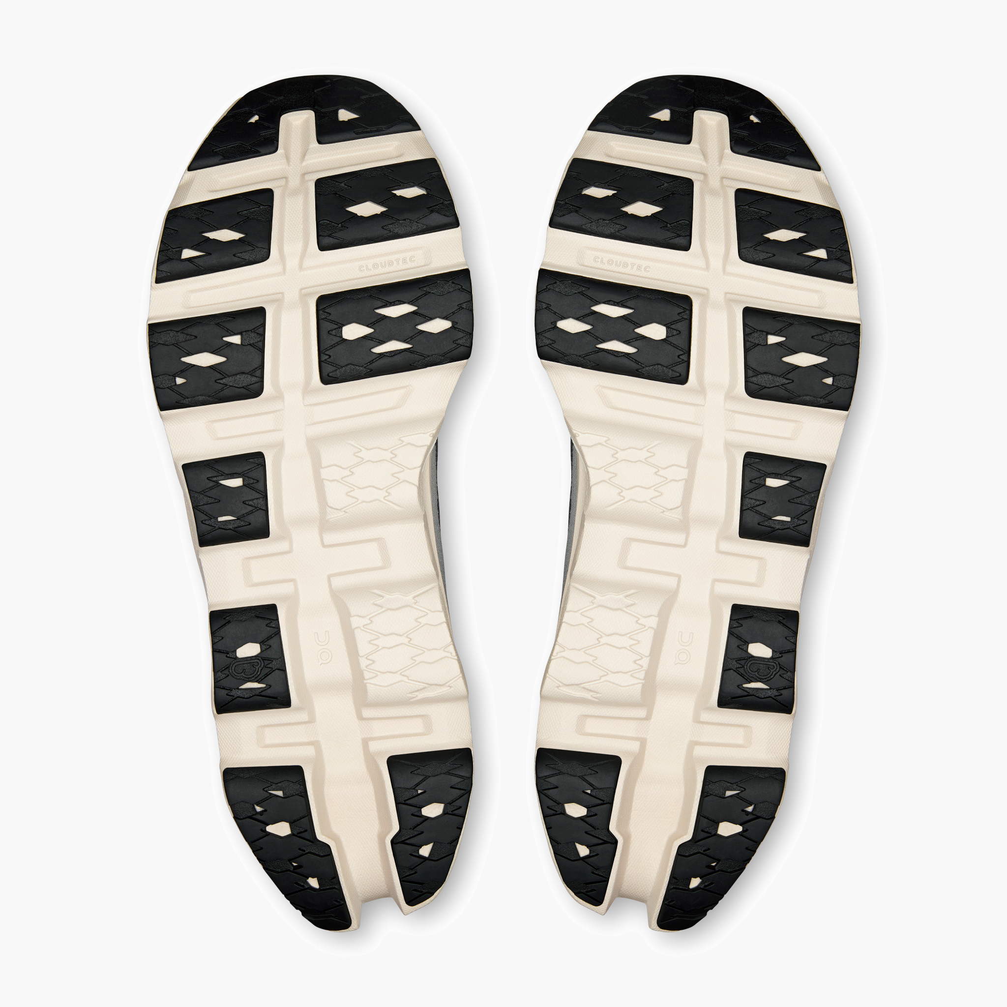 Sole angle shot of Men's Cloudmonster 3 in Rock | Silver