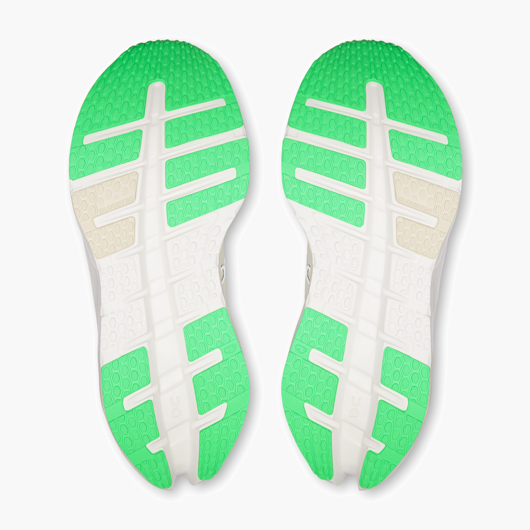 Sole angle shot of Women's Cloudrunner 3 in Ghost / Verdite