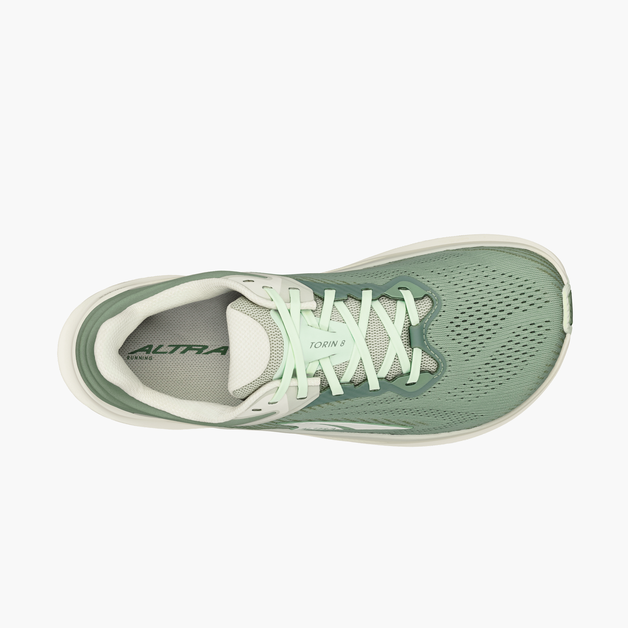 Sole angle shot of Women's Torin 8 in Dusty Olive