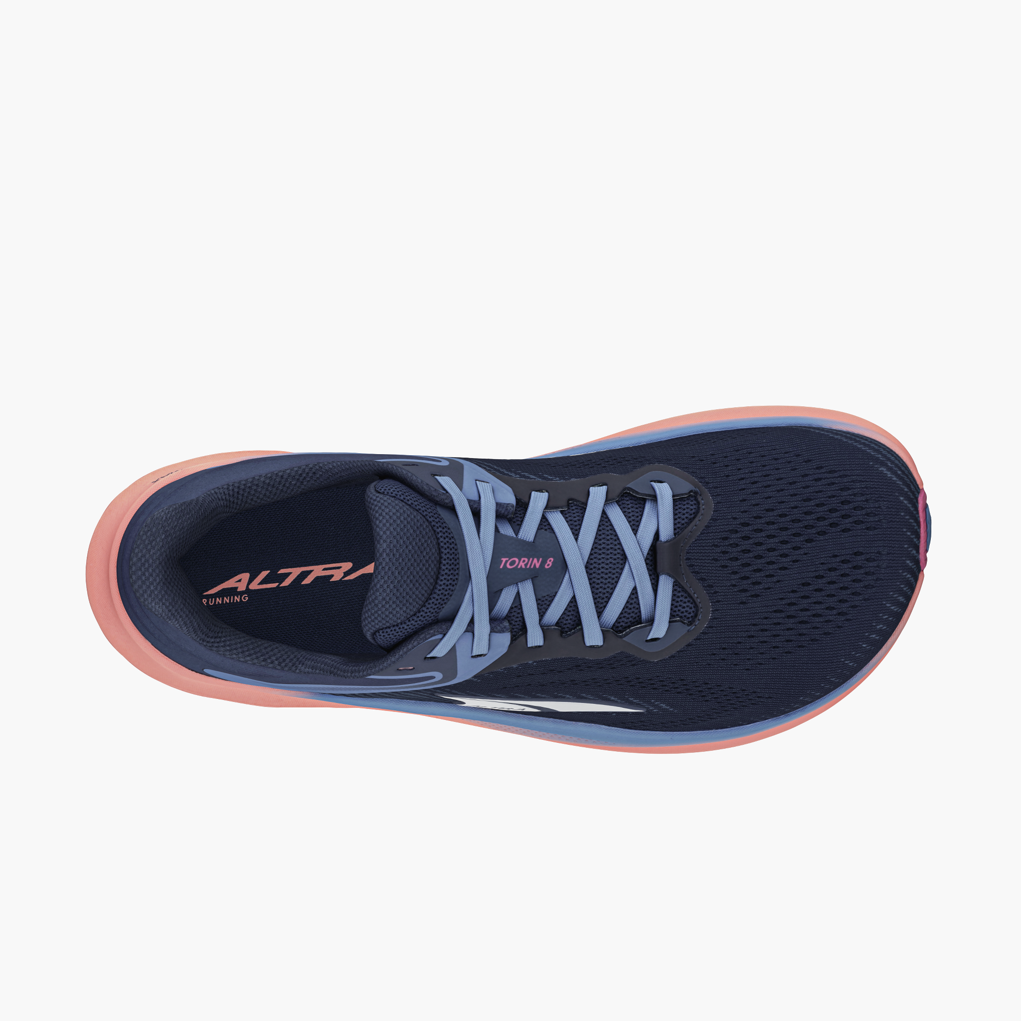 Sole angle shot of Women's Torin 8 in Navy