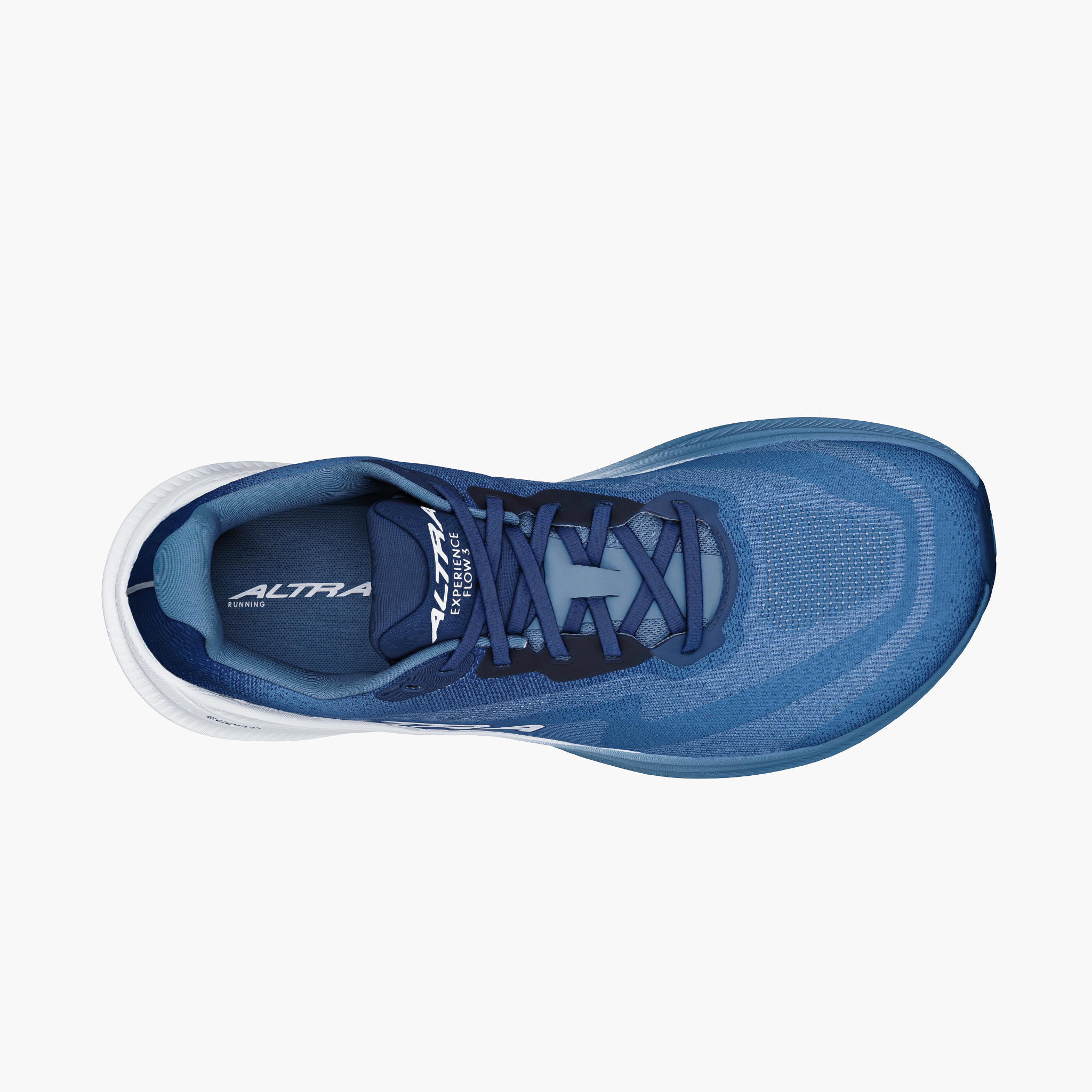 Sole angle shot of Men's Experience Flow 3 in Navy / Light Blue