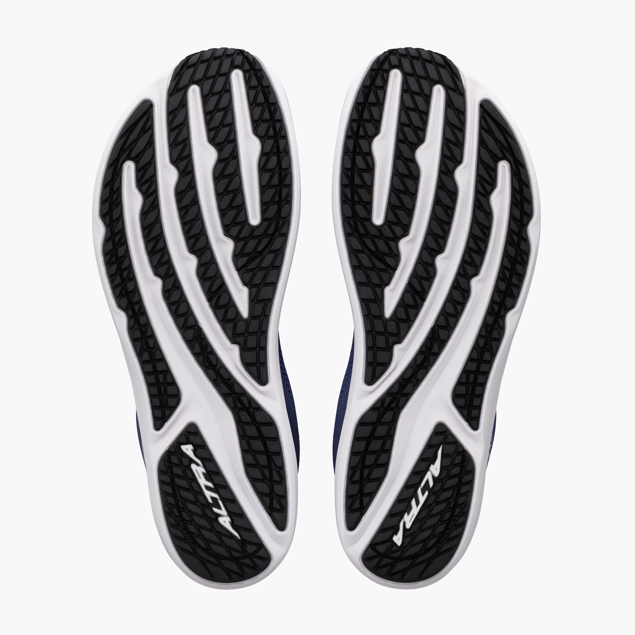 Sole angle shot of Men's Escalante 5 in Oceana / White / Black