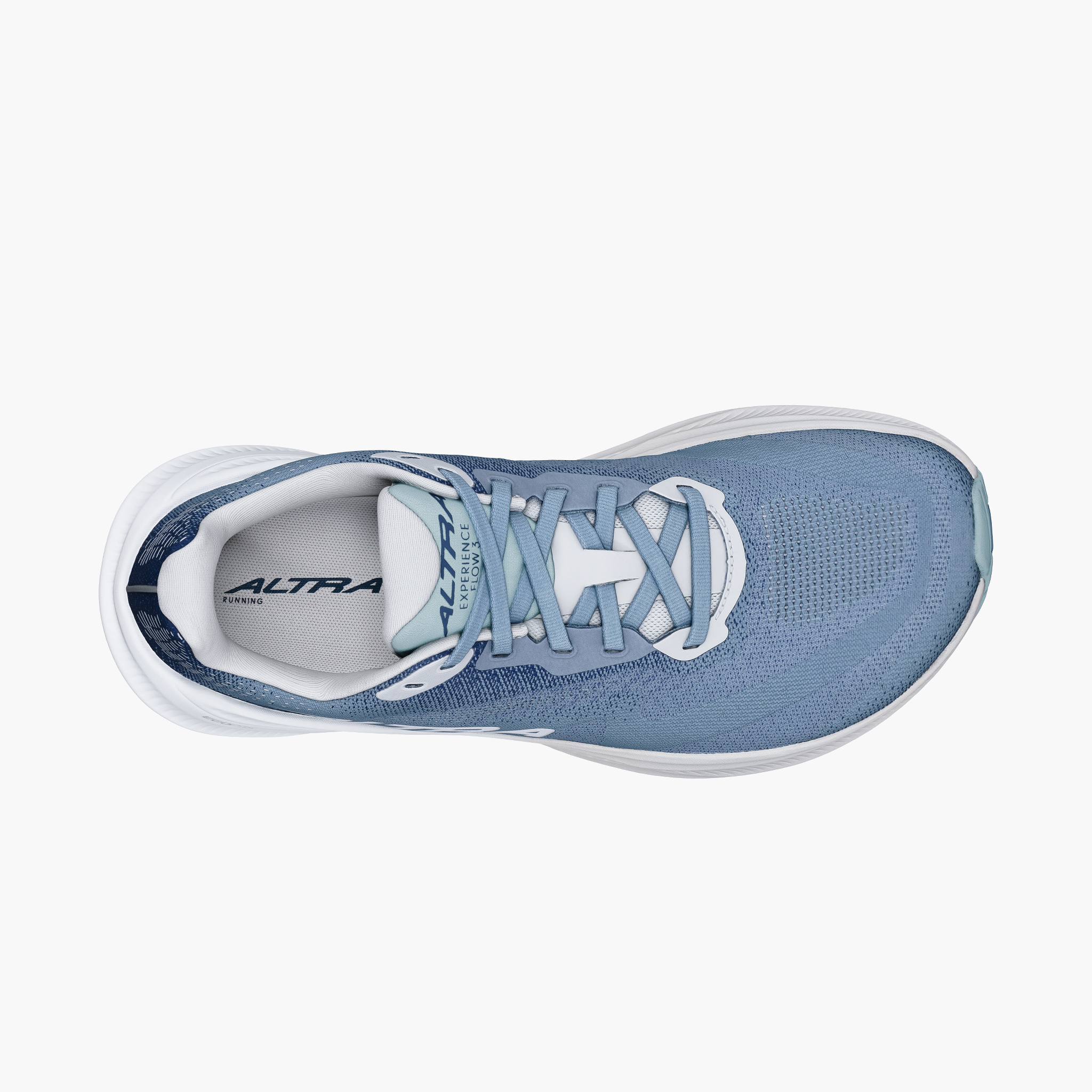 Sole angle shot of Women's Experience Flow 3 in Light Blue