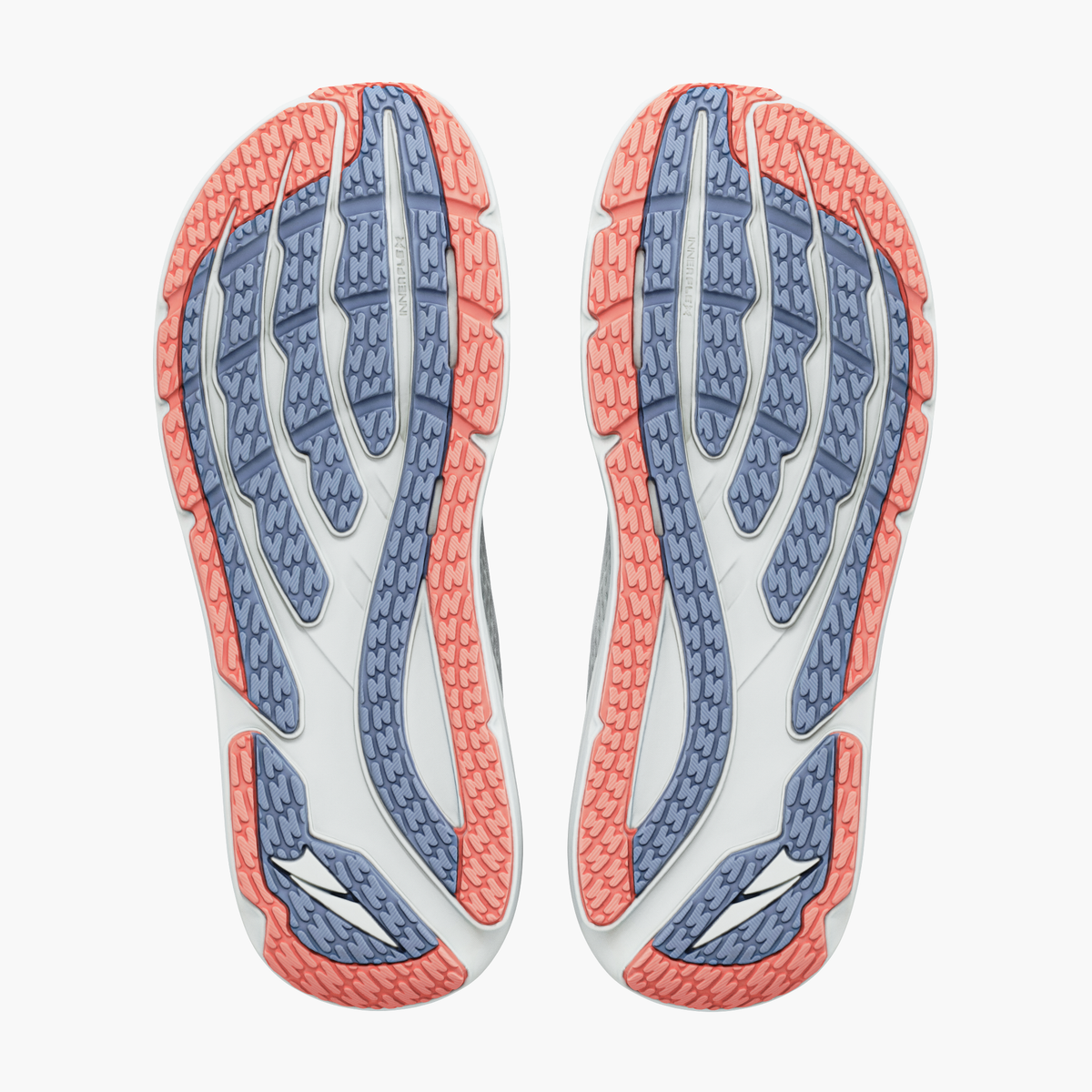 Sole angle shot of Women's Torin ST in Ice / Silver / Dsrt Flwr