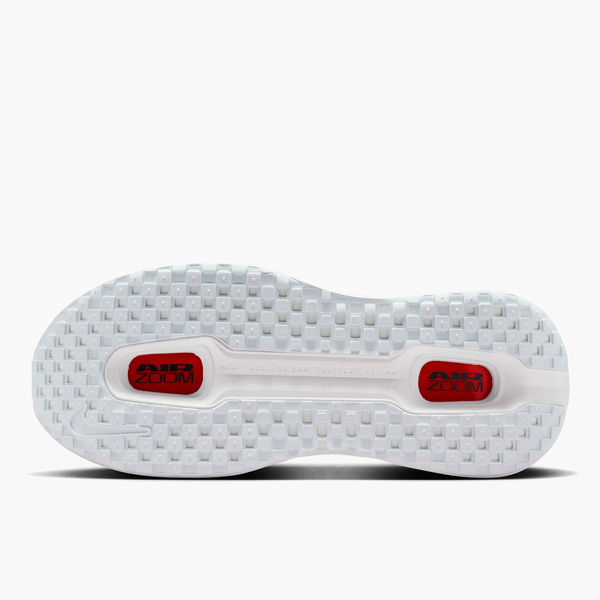 Sole angle shot of Men's Vomero Premium in White / Black-Bright Crimson-Photon Dust