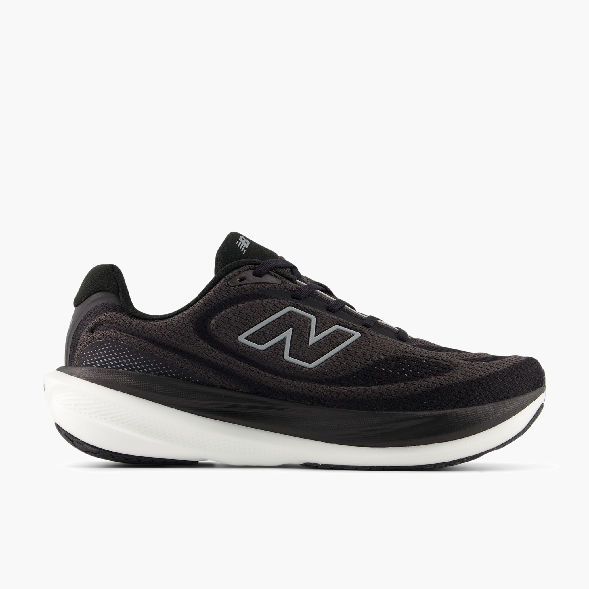 Sole angle shot of Men's 1080 v15 in Black / Slategrey / Fadedblack