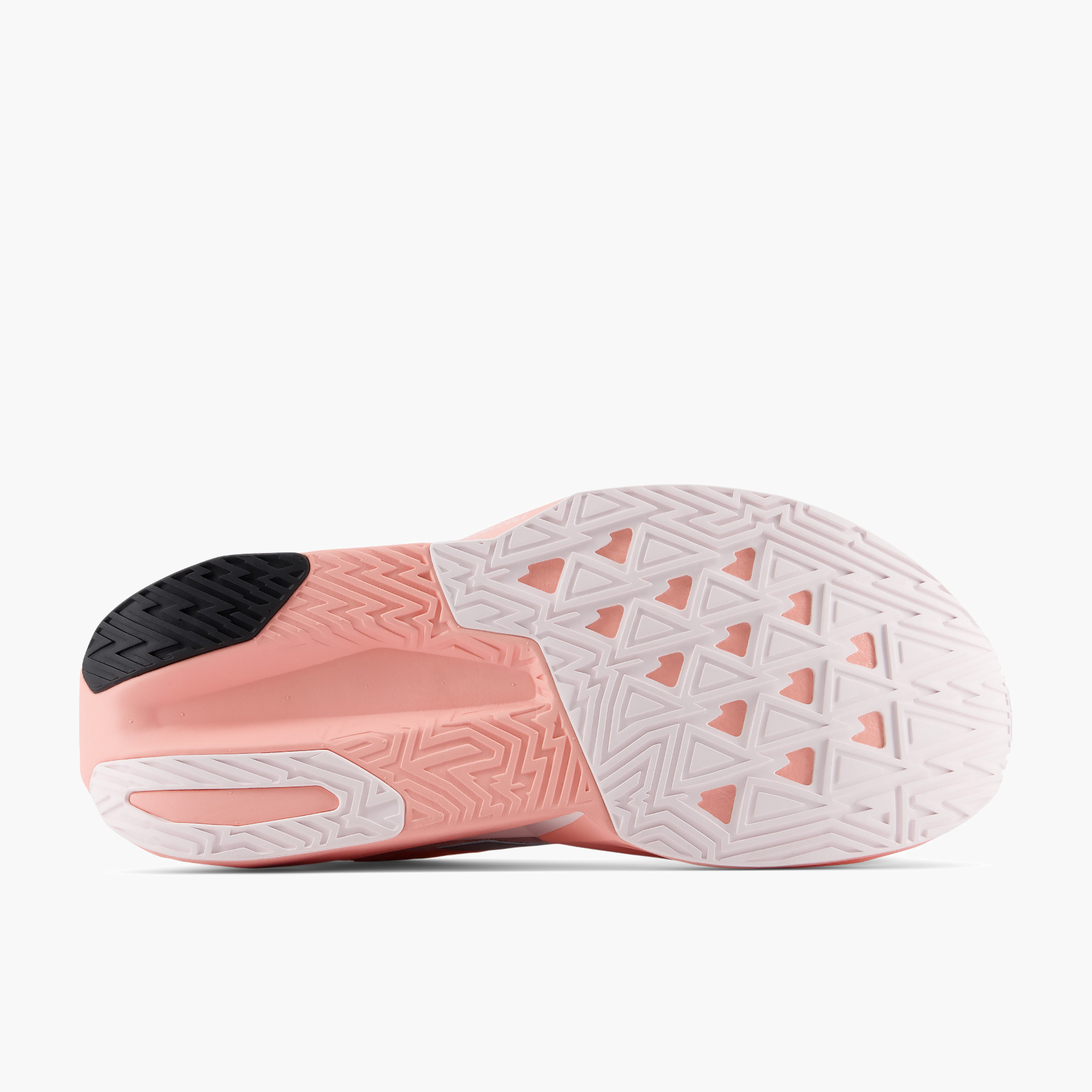 Sole angle shot of Women's FuelCell Rebel v5 in Pinklemonade / Pinksalt