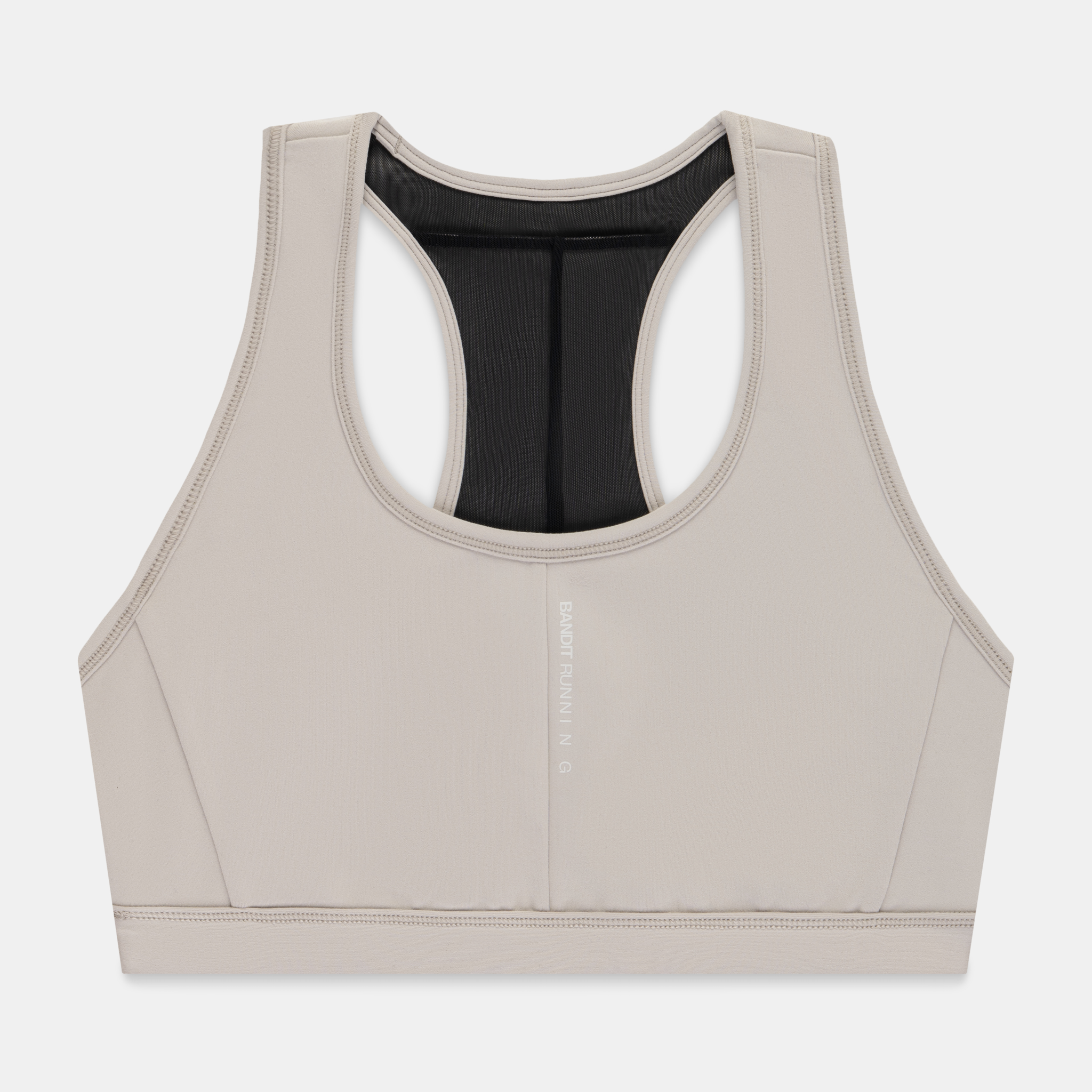 Women's Vanisher Reverso Scoop Neck Run Bra — Black / Plaster — image 10
