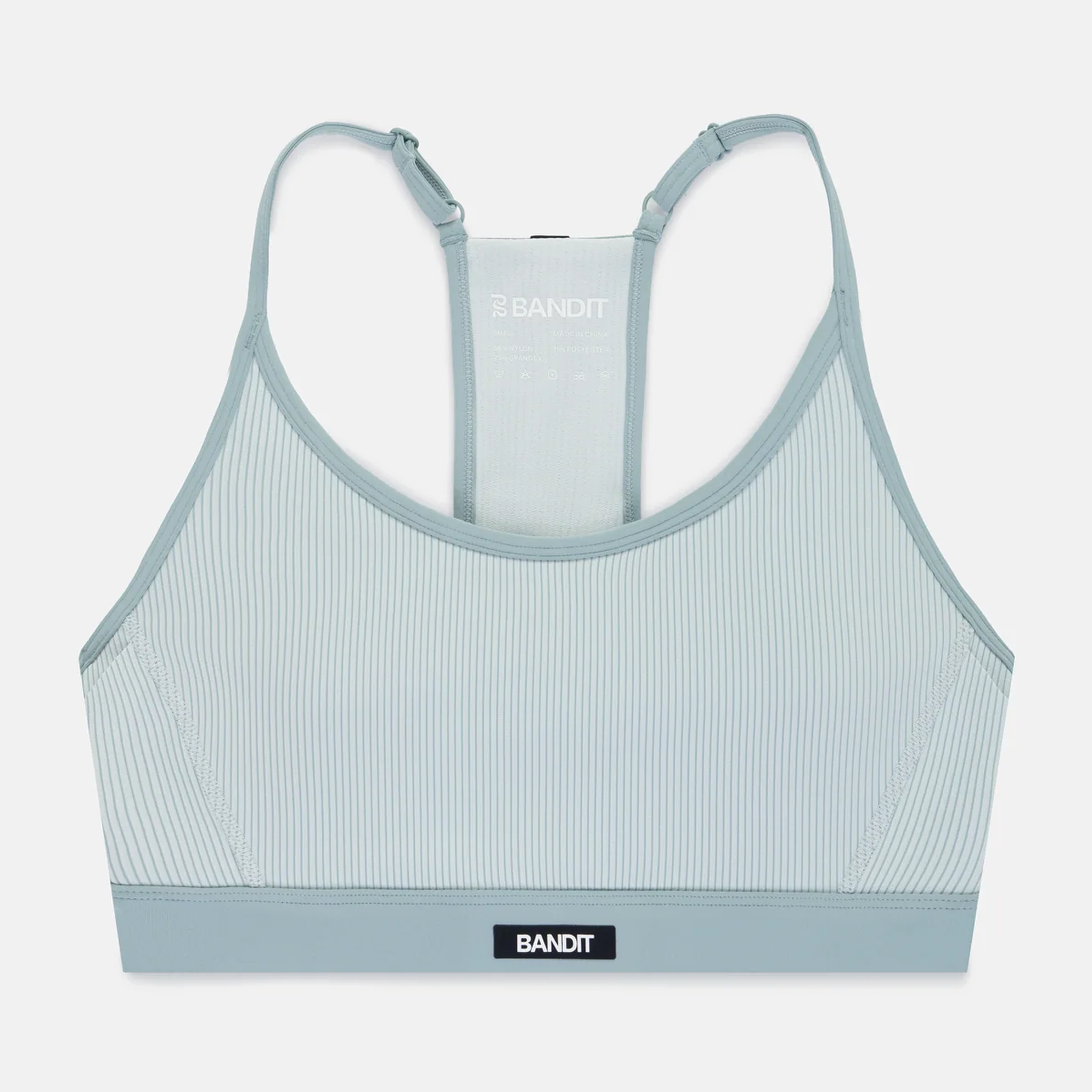 Striped Cadence Strappy Run Bra