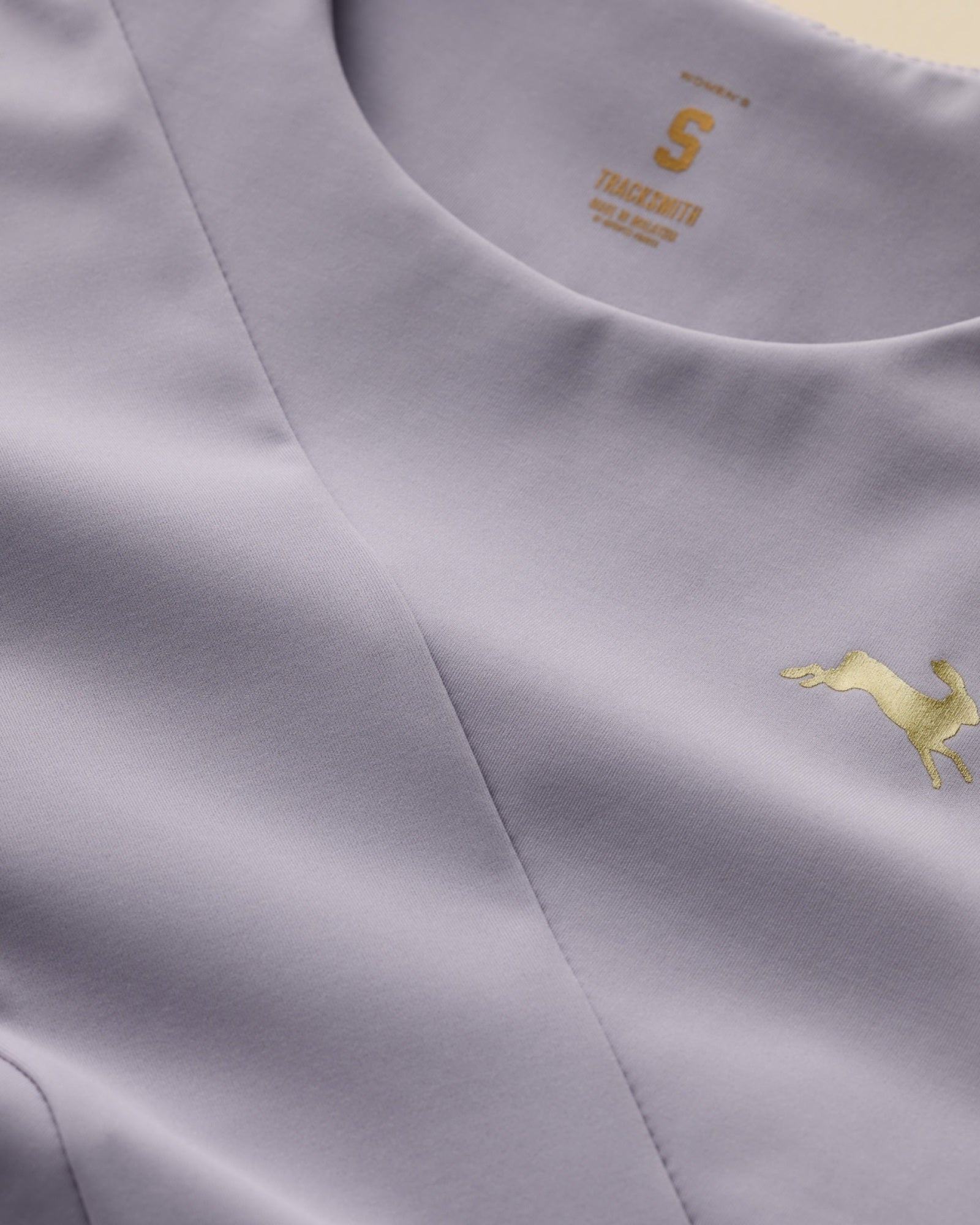 Tracksmith Bell Lap Top fabric and fit detail