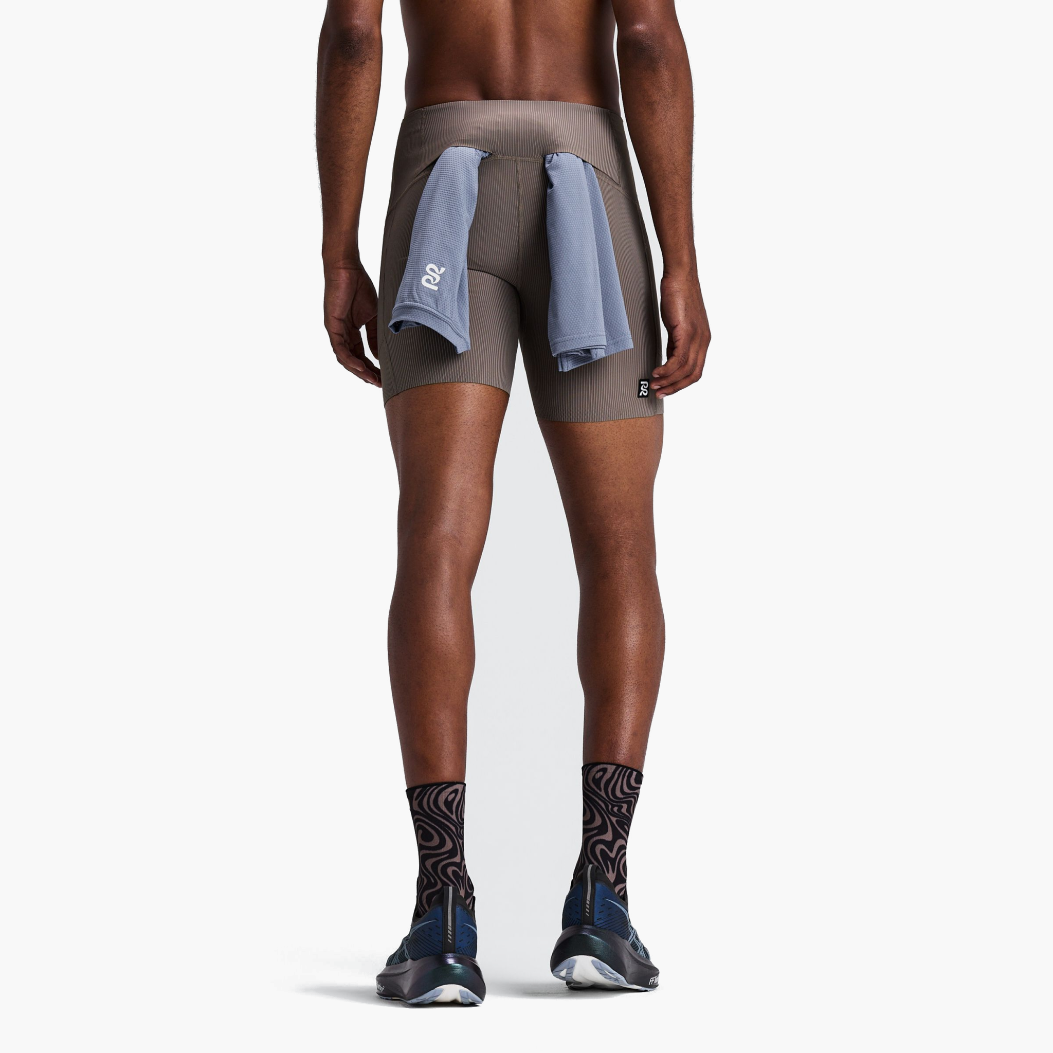 Men's Striped Cadence Quarter Tights