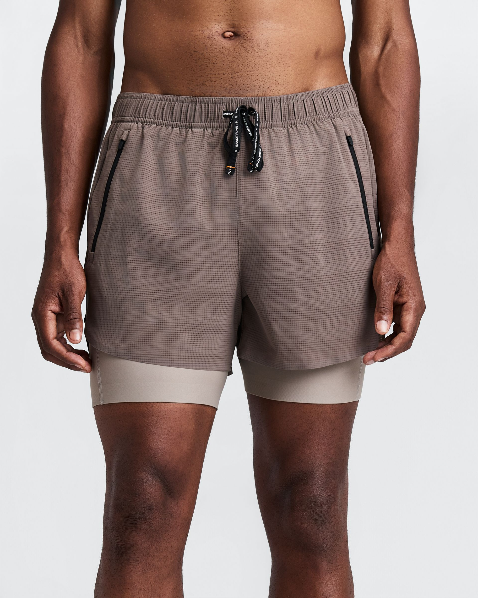 Men's CoolGrid 2-in-1 Run Shorts — Sweat-Wicking