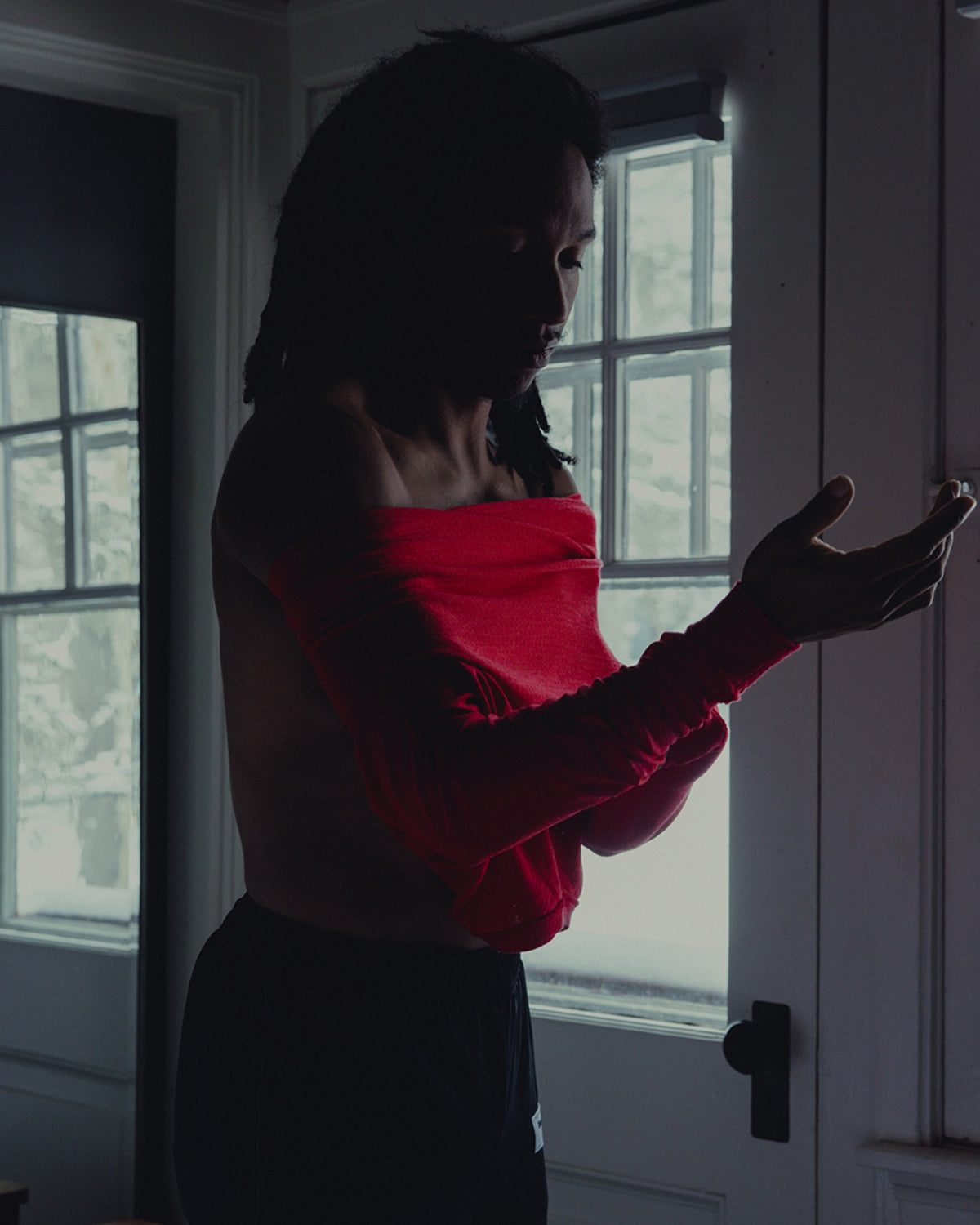 Tracksmith Brighton Base Layer on the run