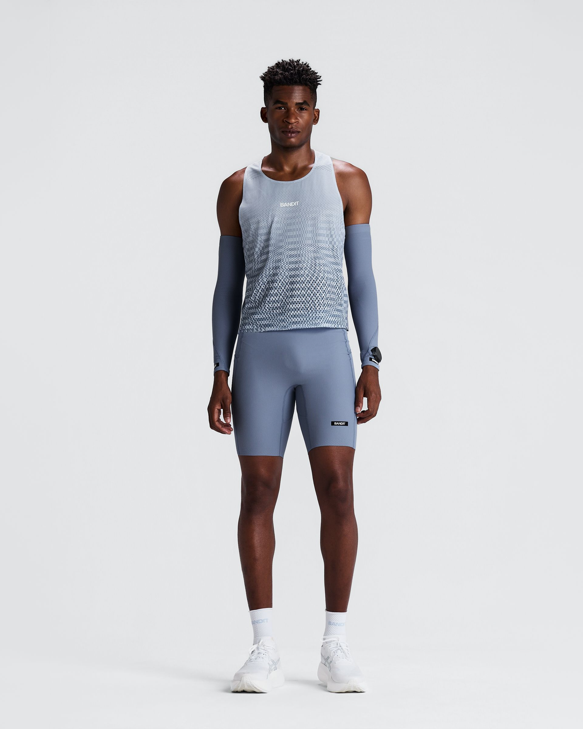 Men's Shredder Shorty Race Singlet — Sweat-Wicking